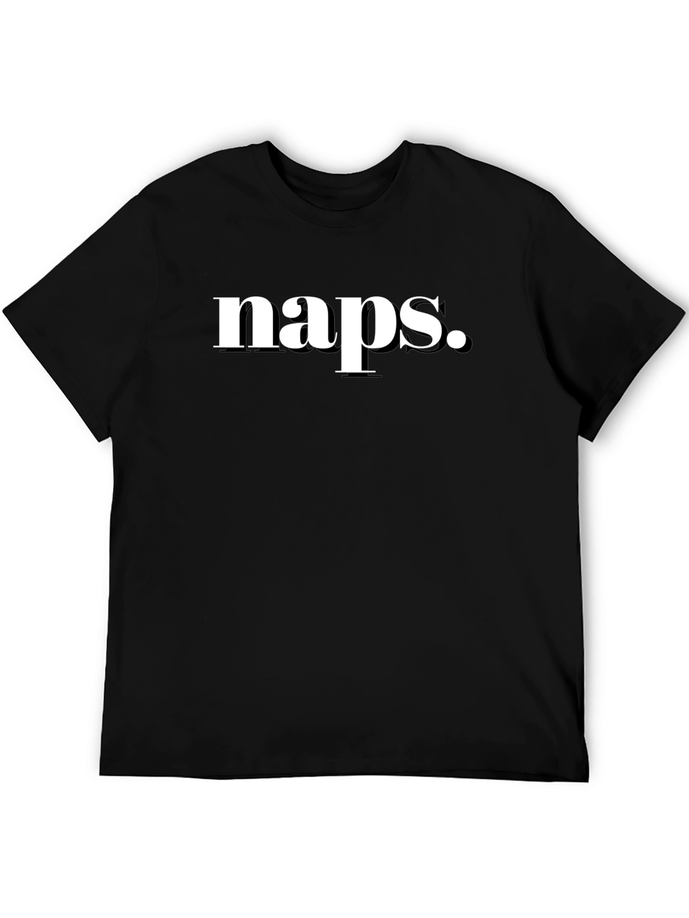 Black Naps T-Shirt - Comfort & Style view 5
