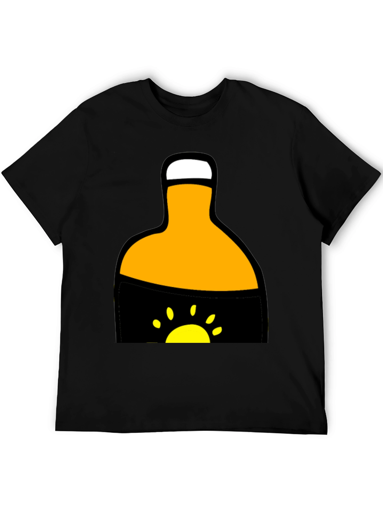 Black Sunrise Pocket Graphic Tee - Unique Design view 5