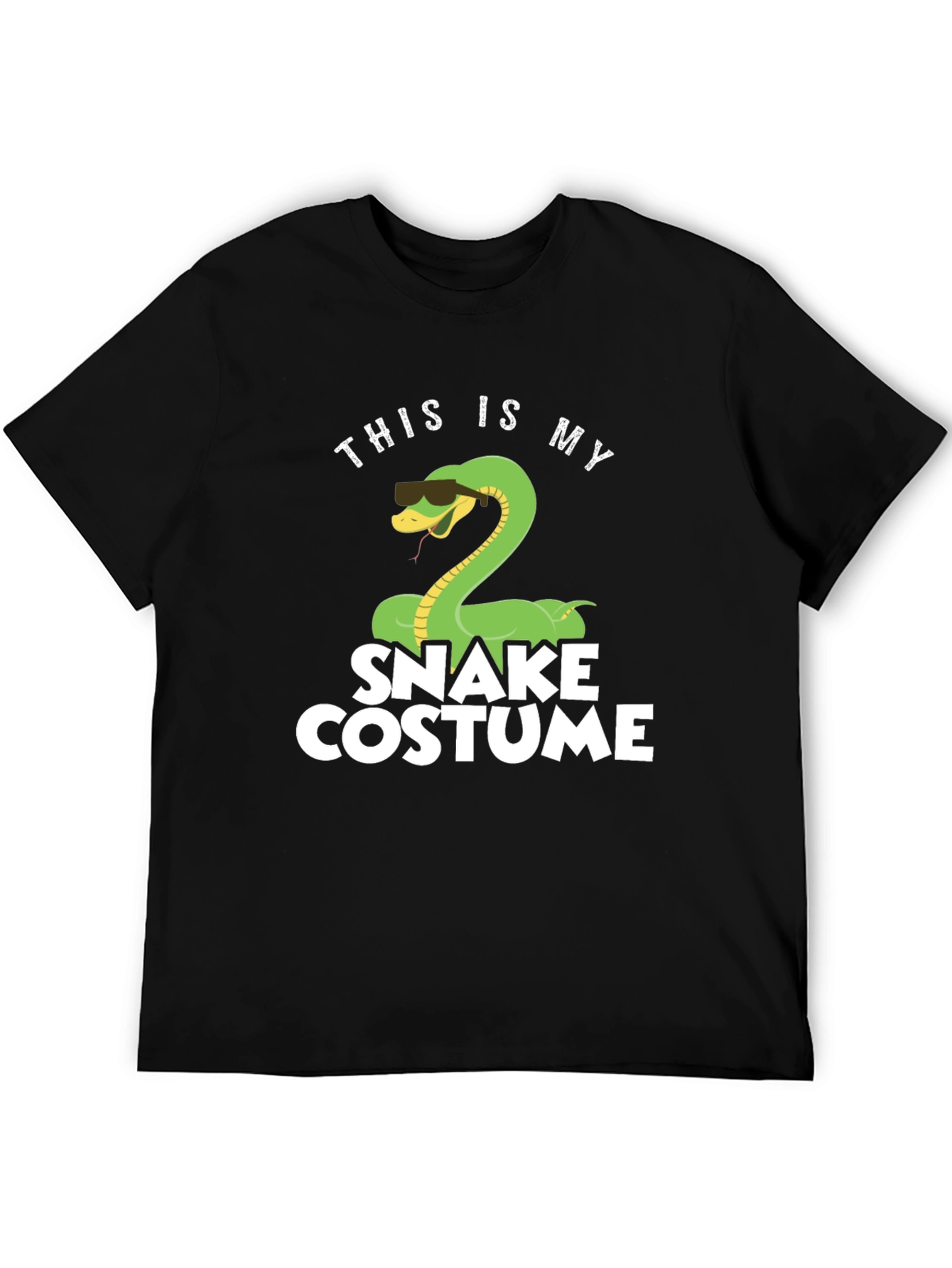 Funny Snake Costume T-Shirt - Halloween Party Apparel - 5