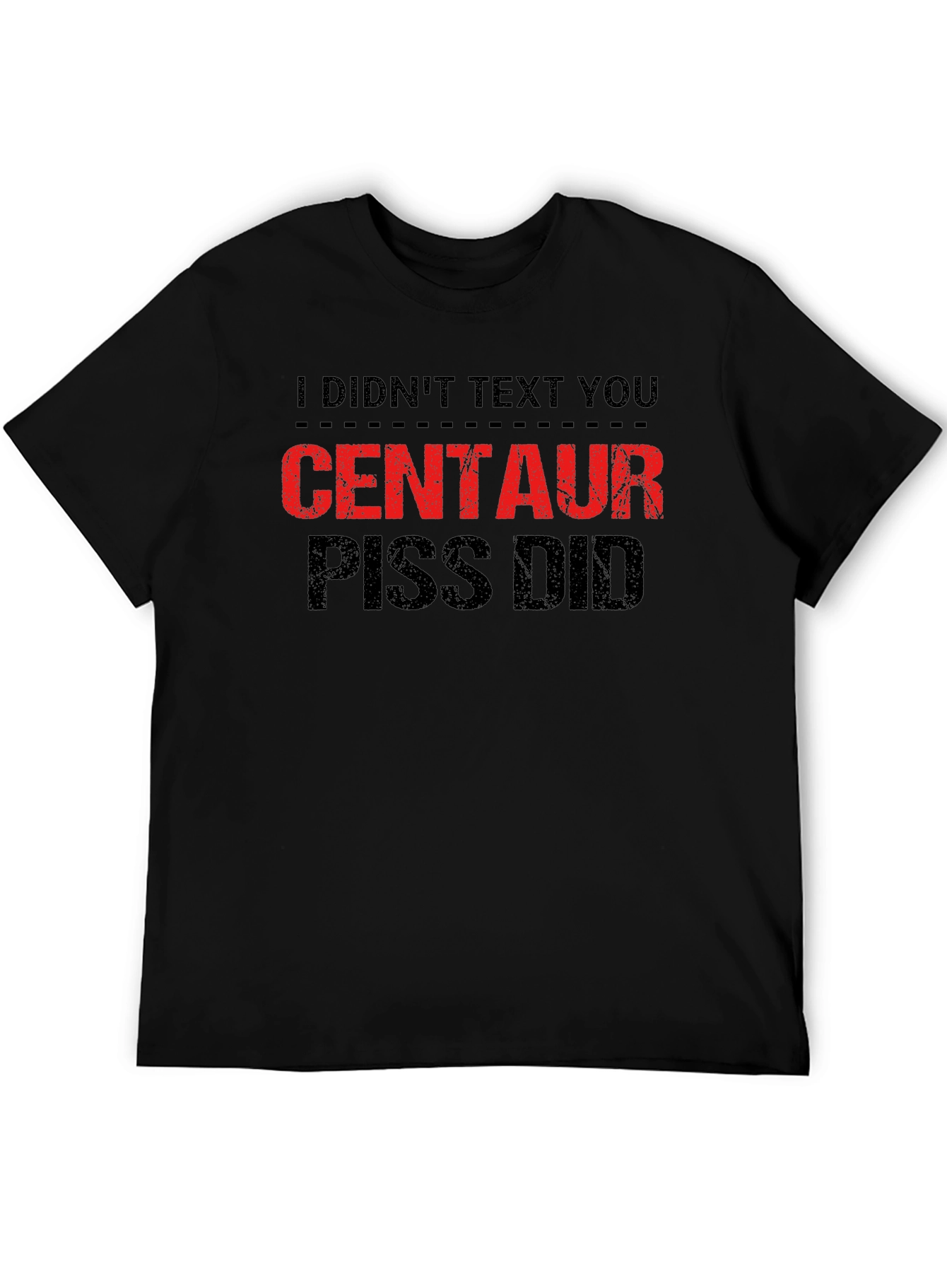 Black Centaur Piss Did Graphic T-Shirt view 5