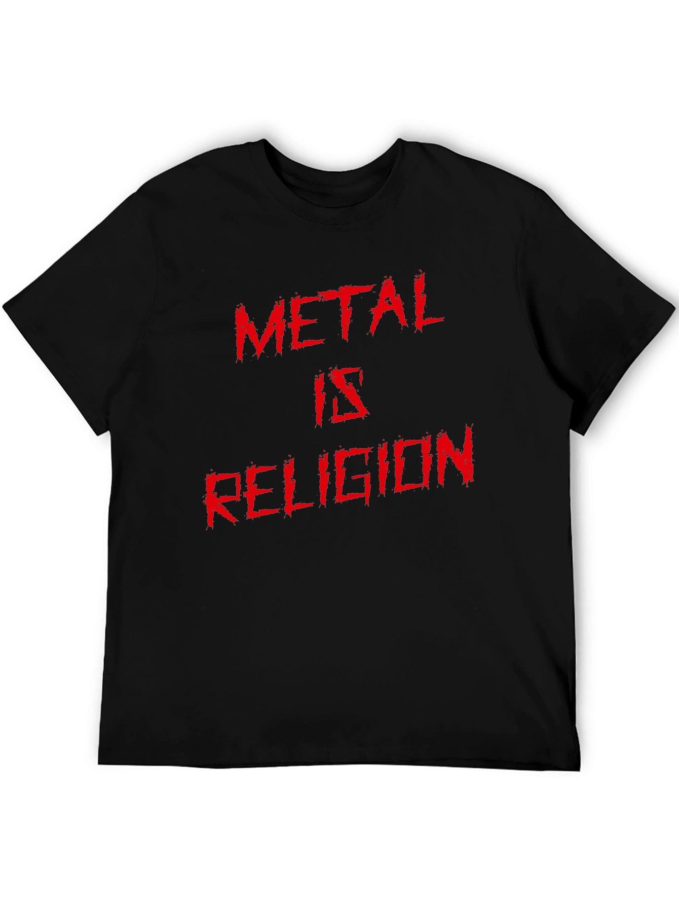 Black Metal is Religion Black T-Shirt view 5