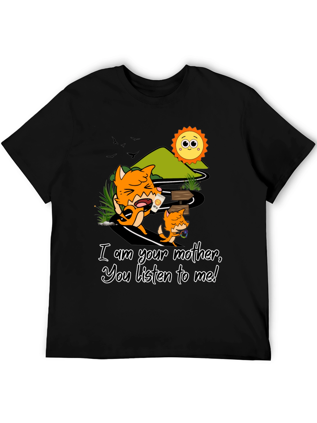 Black Fox Mother T-Shirt - Listen To Me! view 5