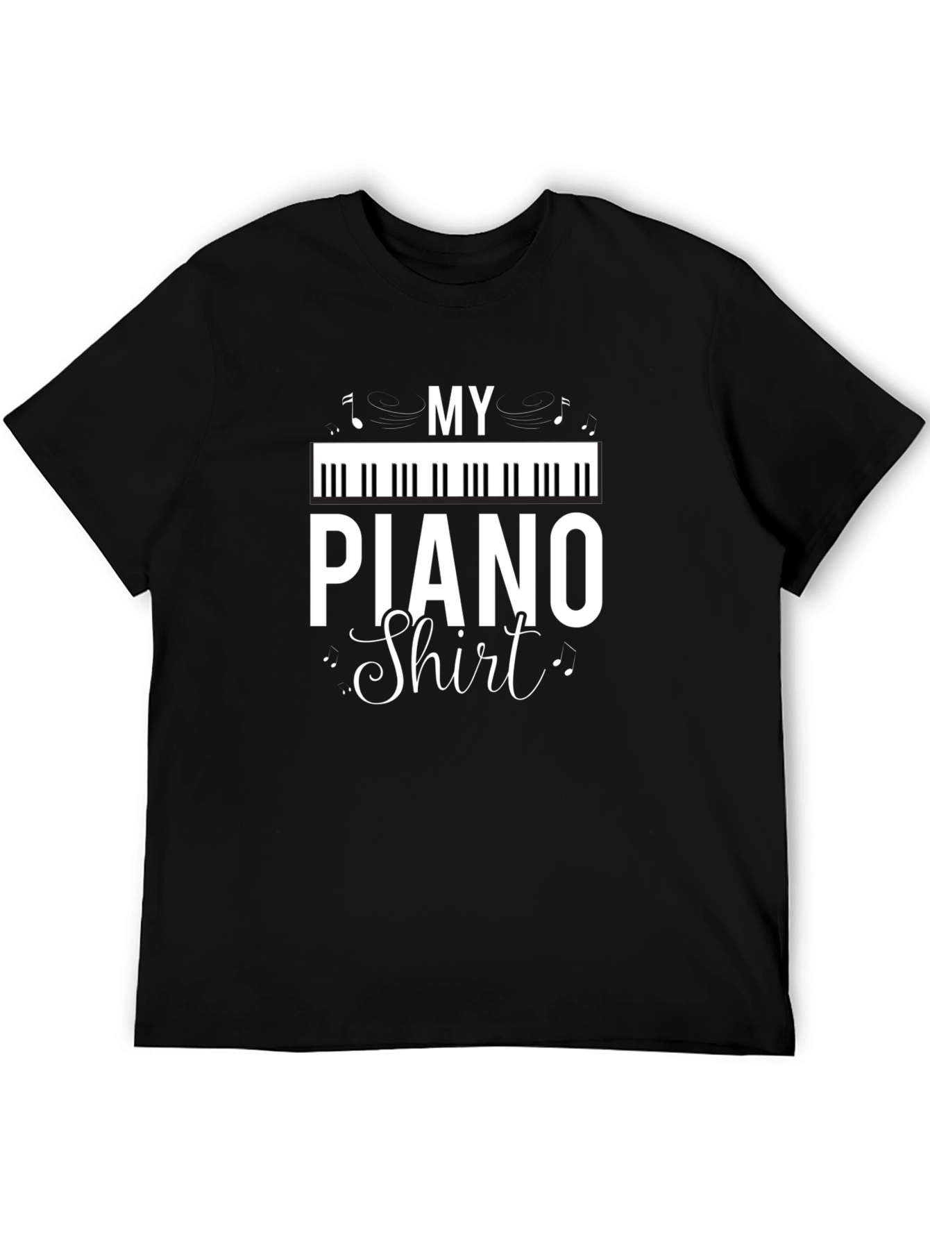 Black My Piano Shirt - Musician's Tee view 5