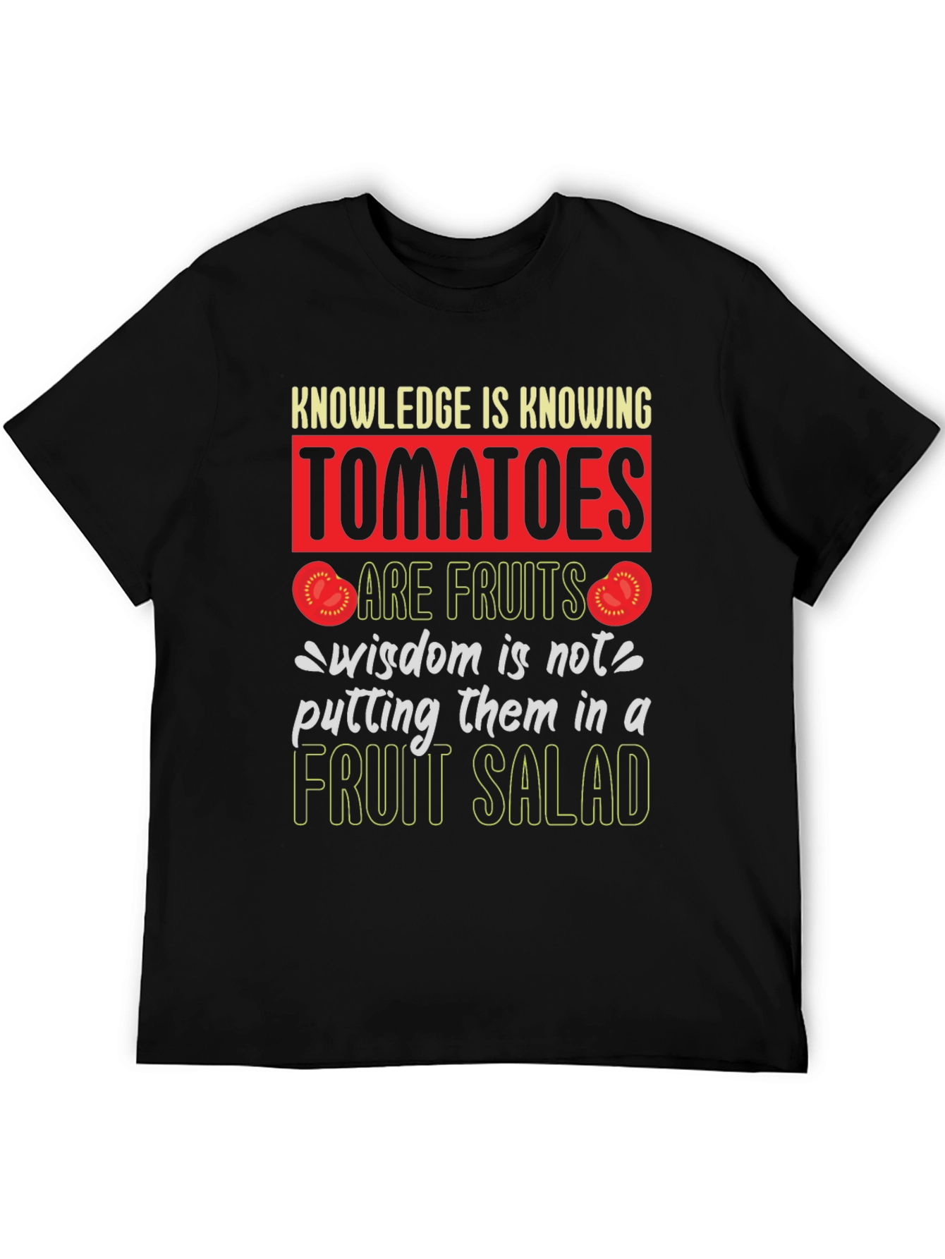 Black Tomato Fruit Wisdom T-Shirt view 5