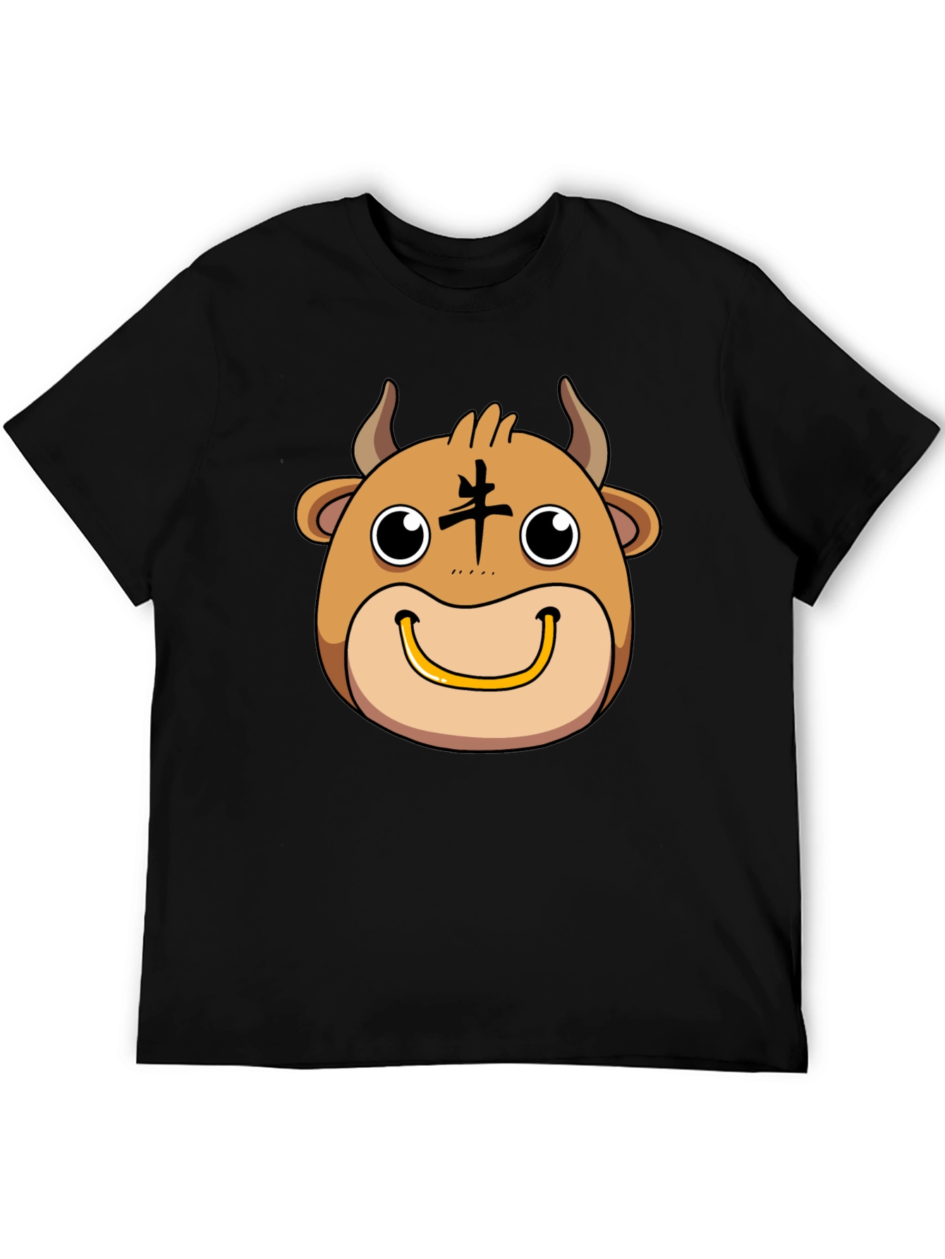 Black Year of the Ox Graphic Tee - Black Cotton view 5