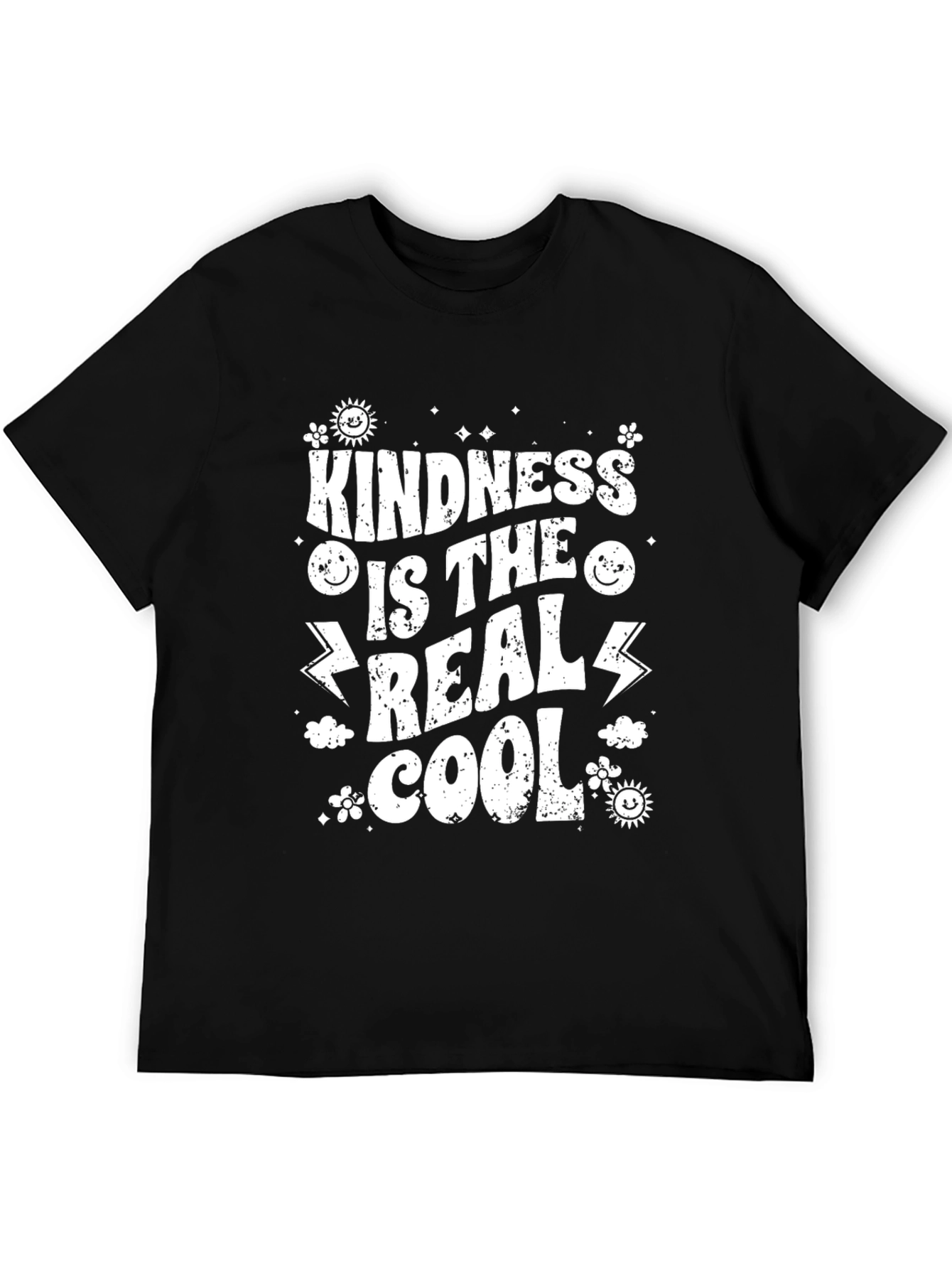 Black Kindness is the Real Cool Graphic Tee view 5