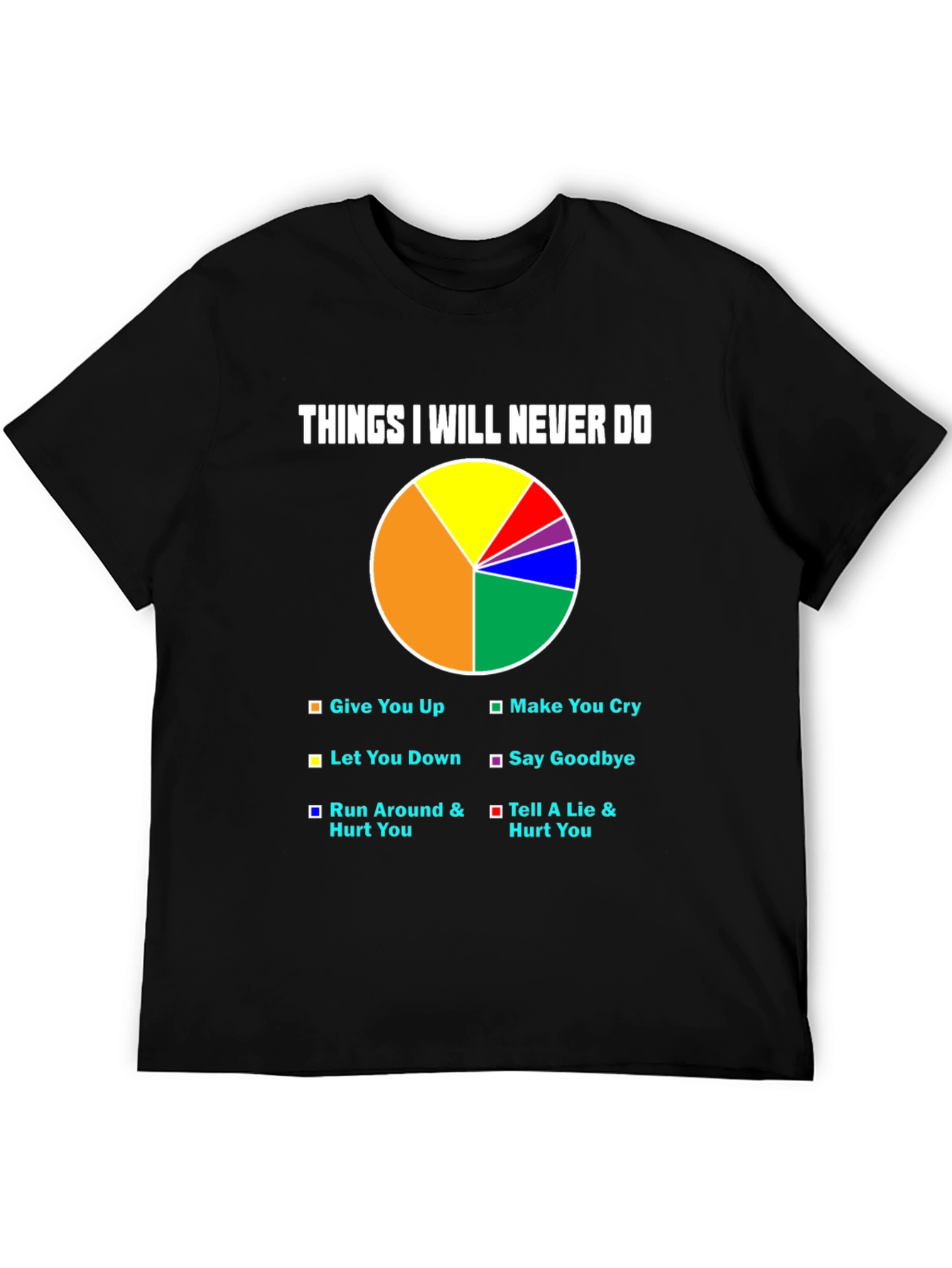 Black Things I Will Never Do - Graphic T-Shirt view 5