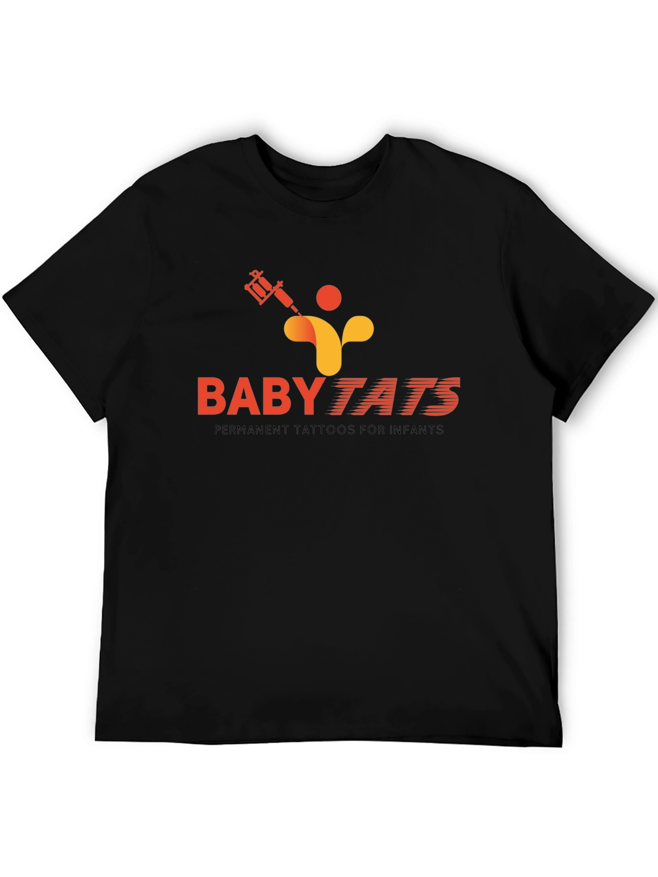 Black Baby Tats Graphic Tee - Permanent Tattoos for Infants view 5