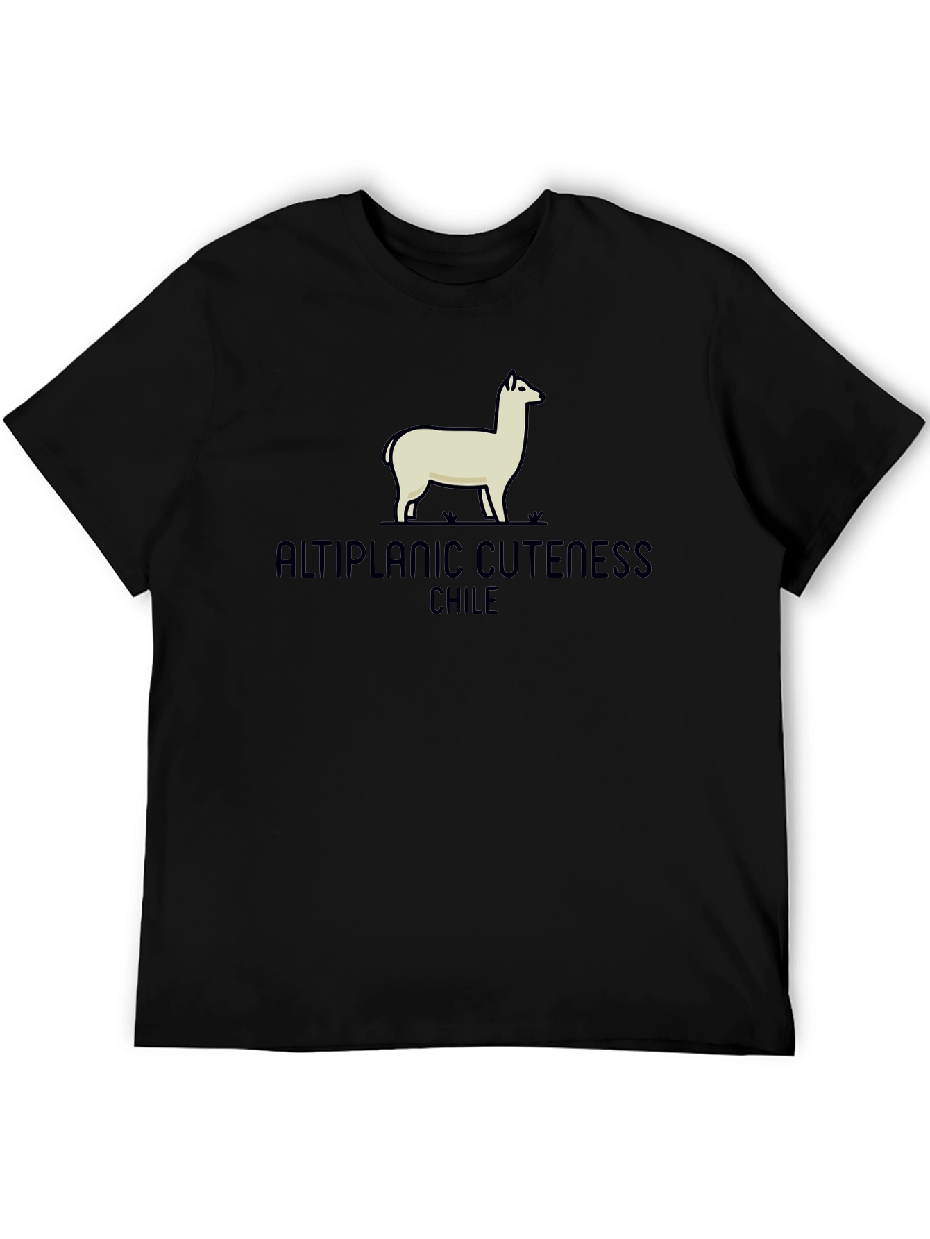 Black Altiplanic Cuteness Chile Graphic Tee view 5