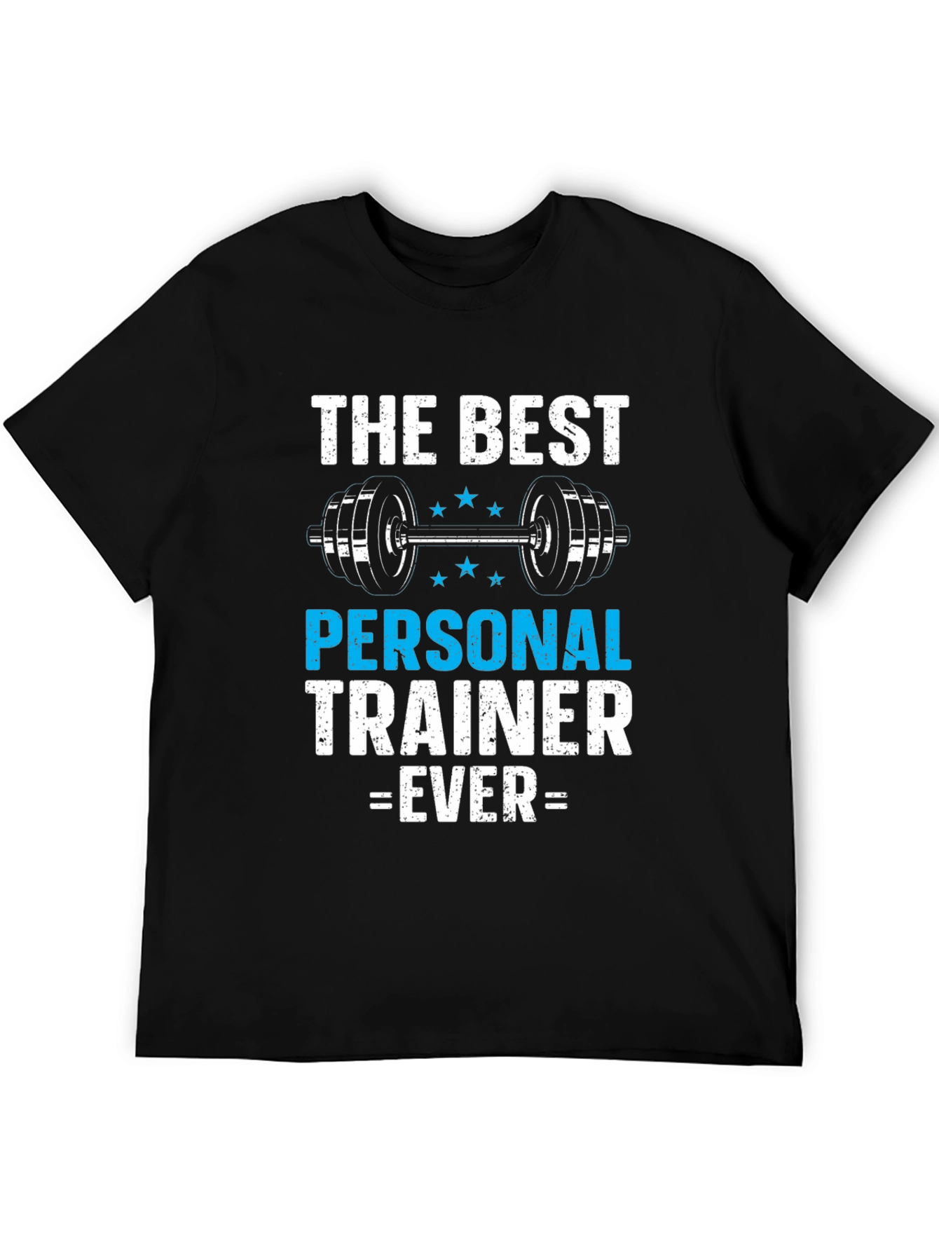 Black Best Personal Trainer Ever T-Shirt - Gym Workout Apparel view 5
