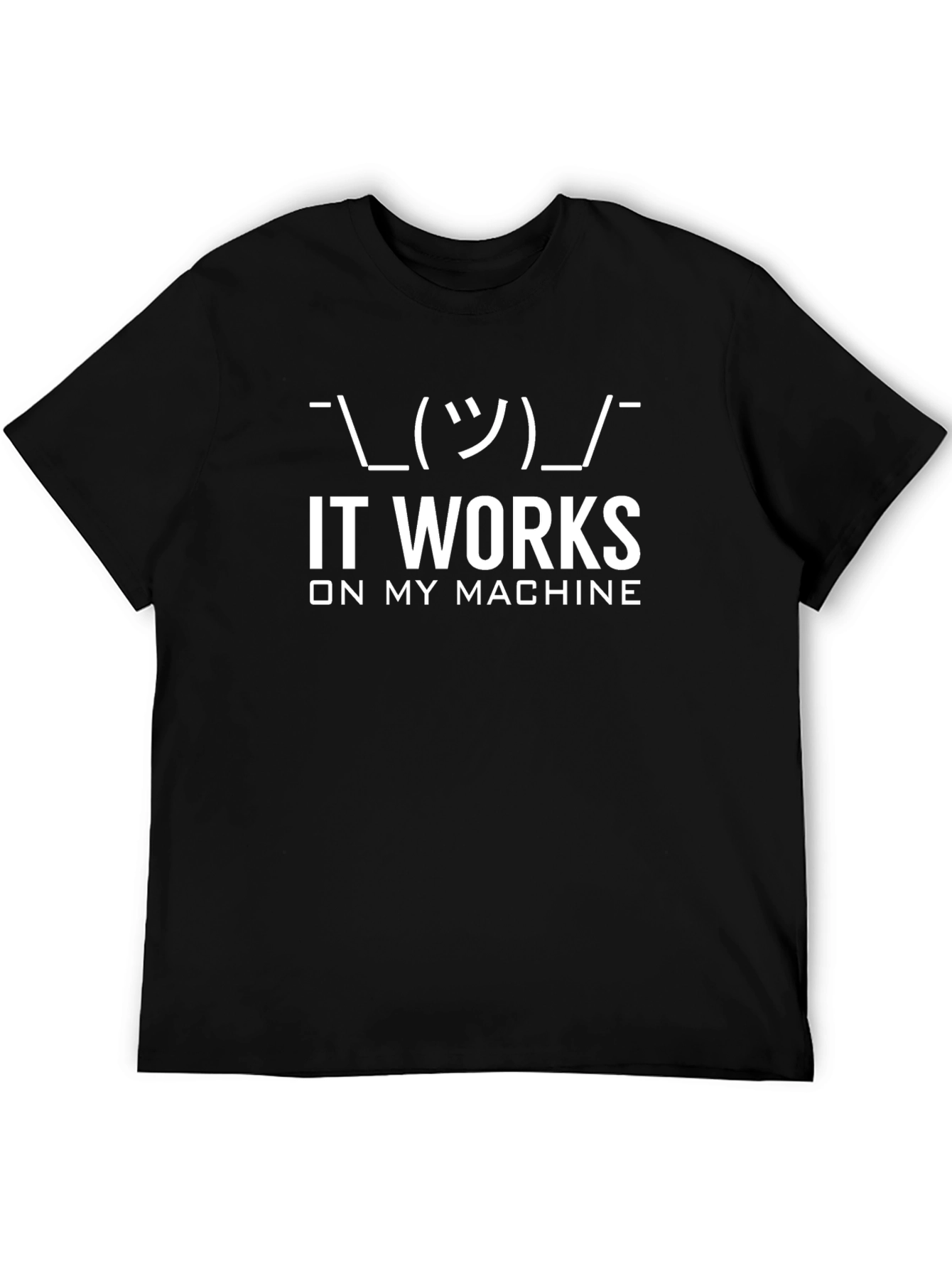 Black It Works On My Machine T-Shirt view 5