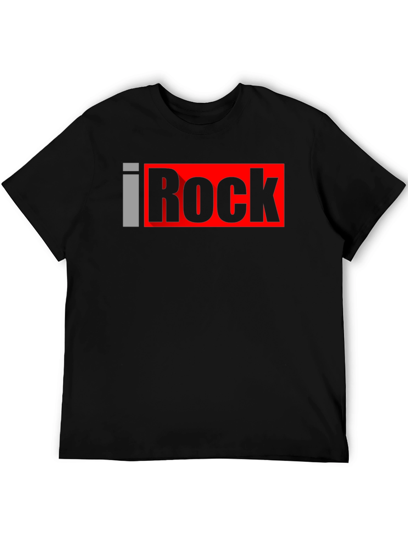 I Rock Graphic T-Shirt - Black - 5
