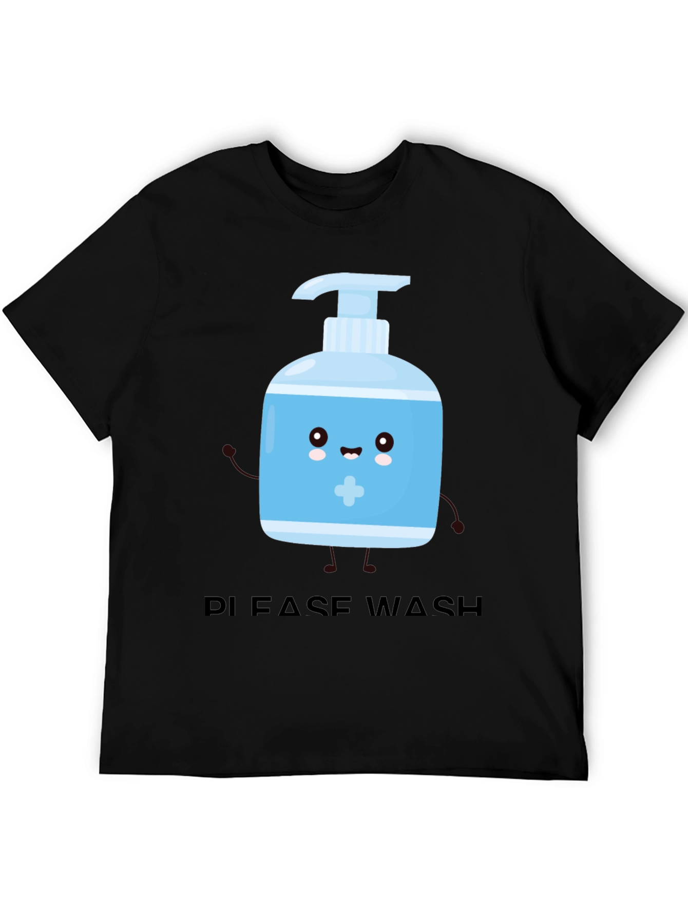Black Wash Your Hands T-Shirt view 5