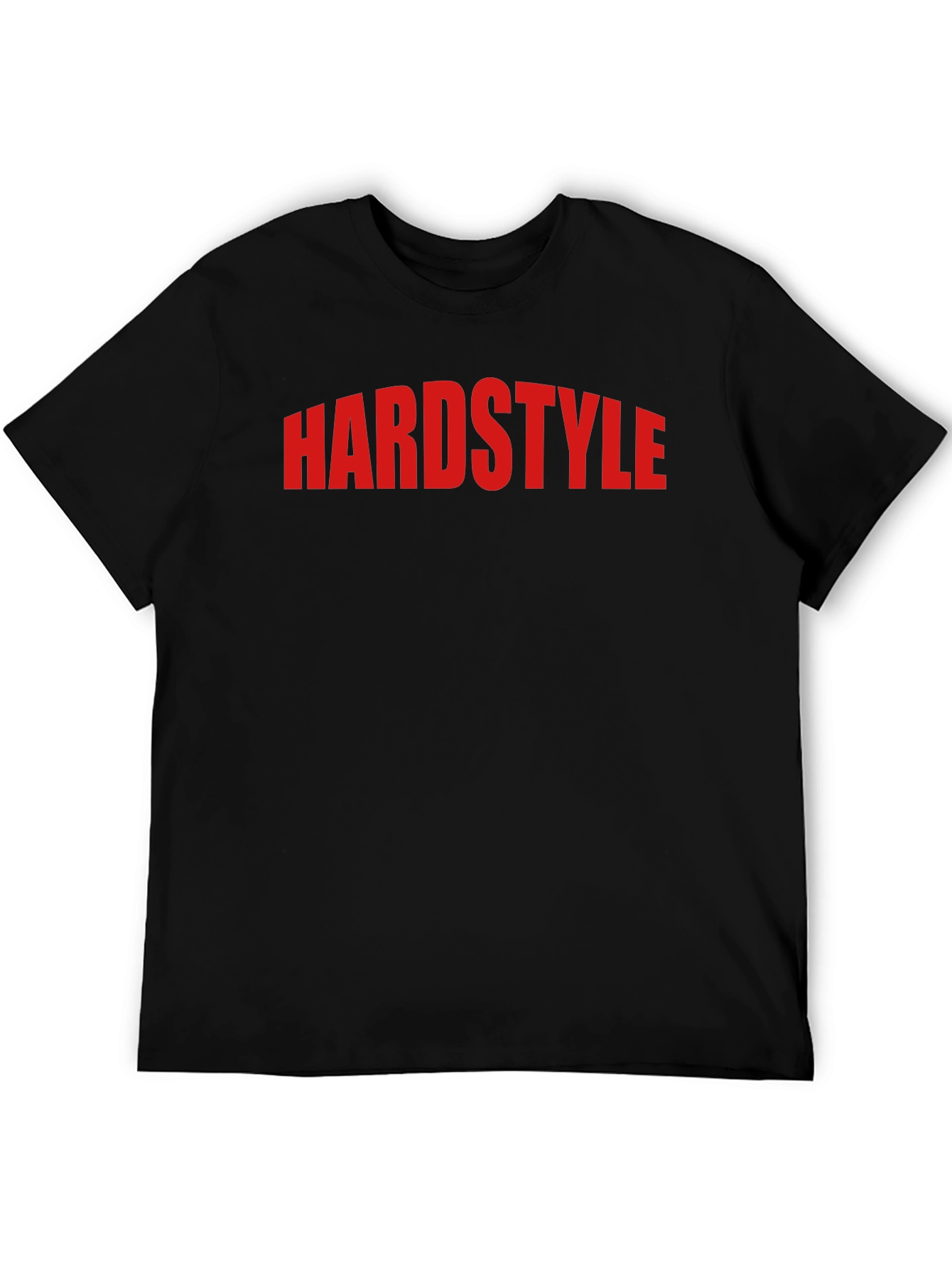 Black Hardstyle Graphic Tee - Black Cotton Blend view 5