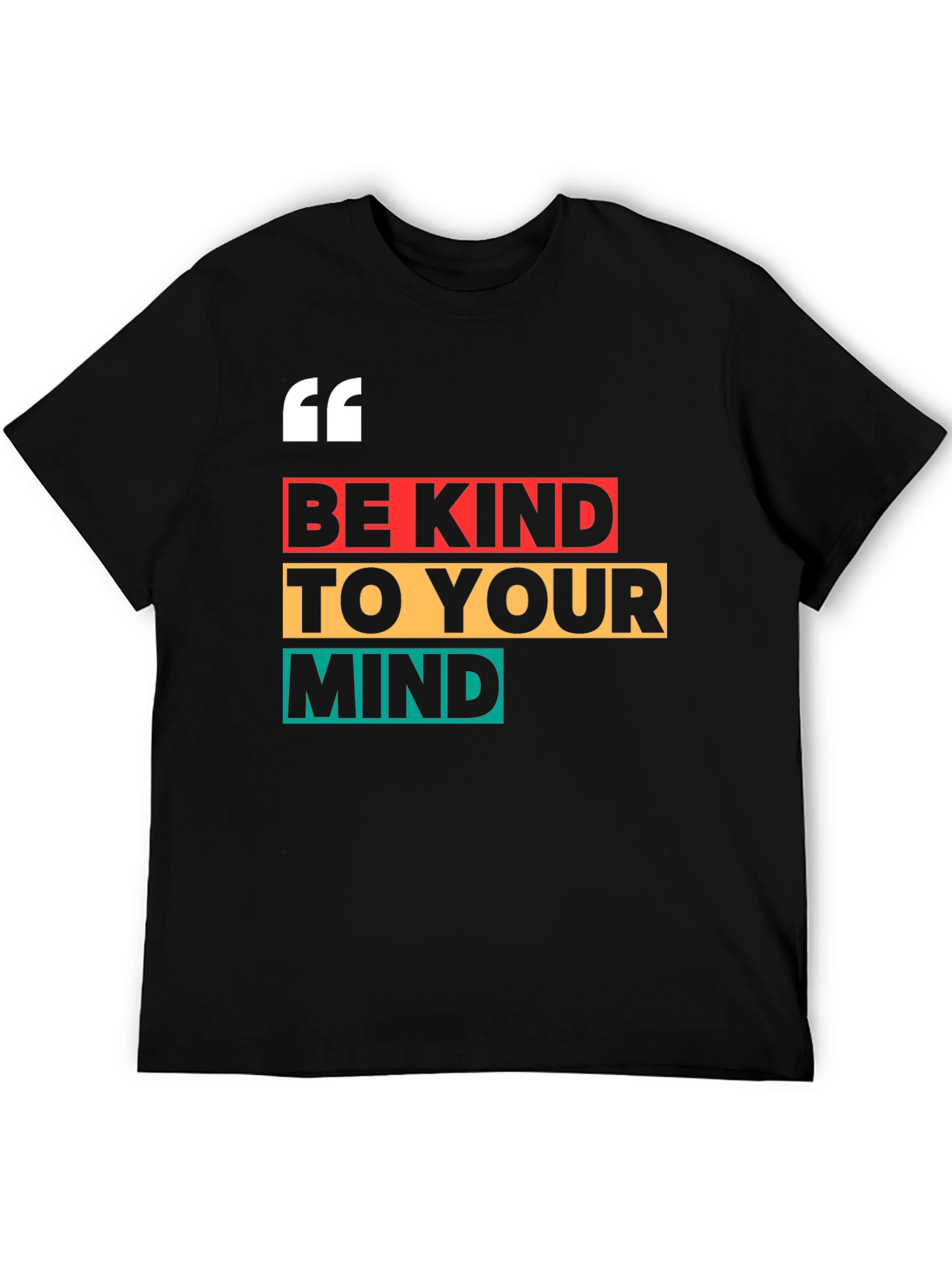 Black Be Kind to Your Mind T-Shirt - Positive Vibes Apparel view 5