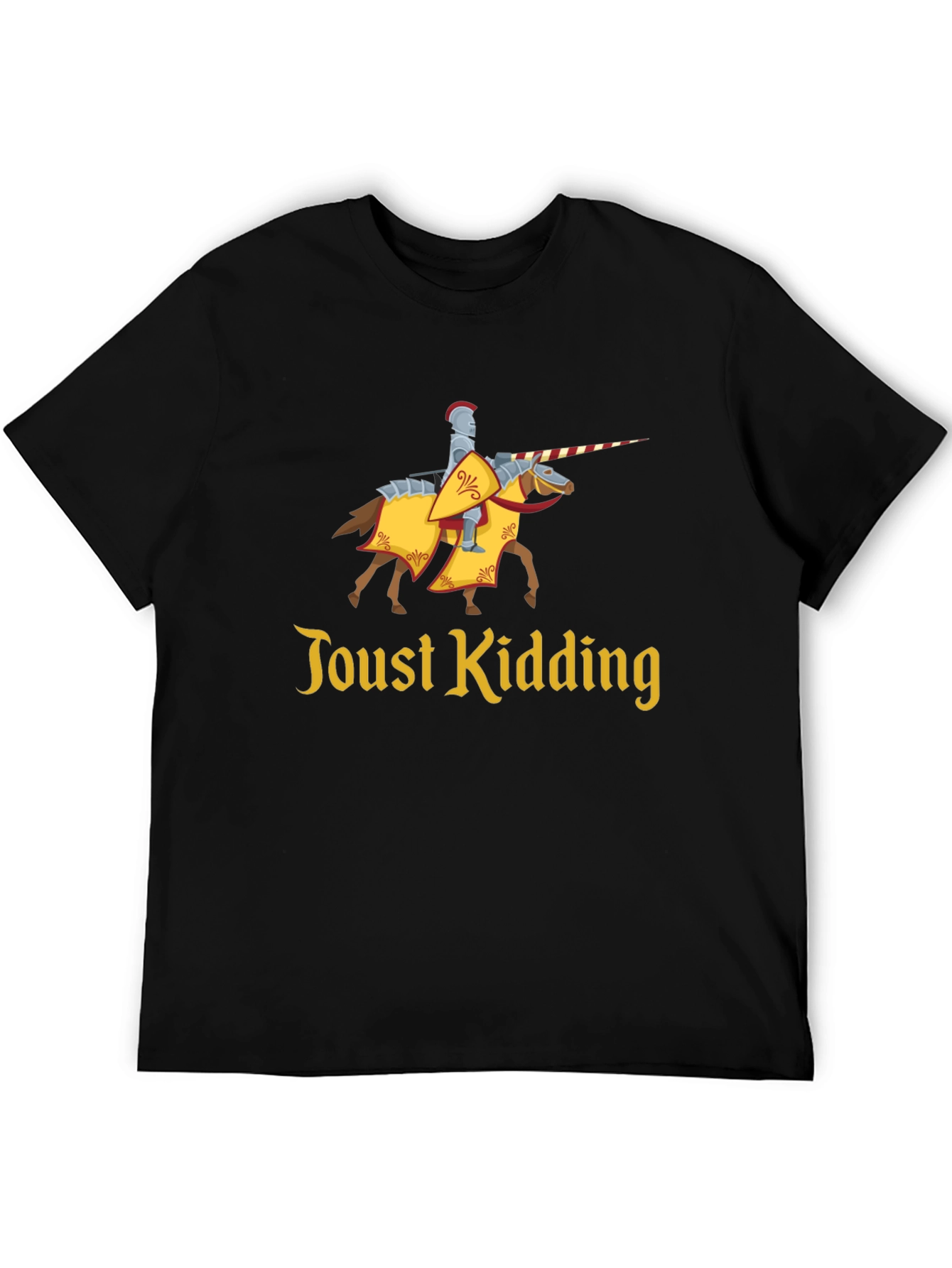 Black Toust Kidding Knight Graphic Tee - Black view 5