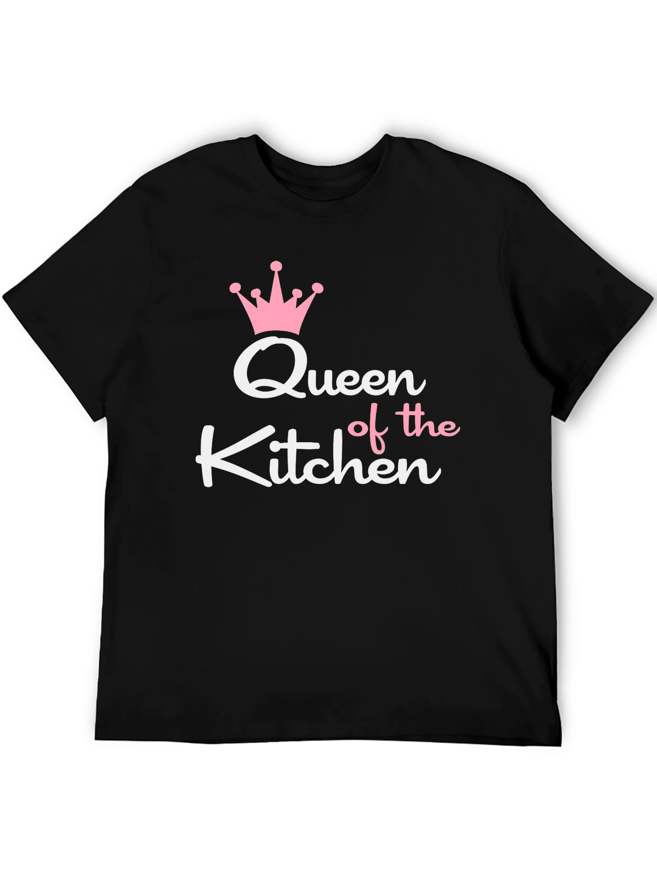 Black Queen of the Kitchen Graphic Tee - Black view 5