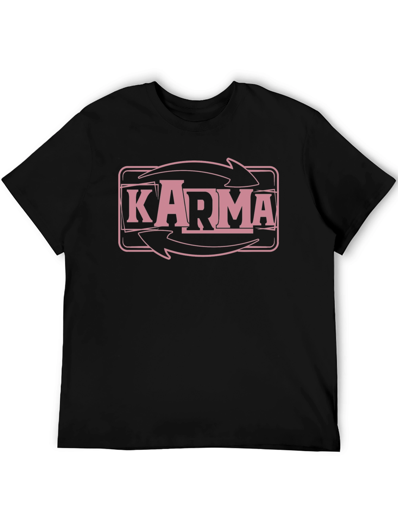 Black Karma Graphic Tee -  What Goes Around Comes Around view 5