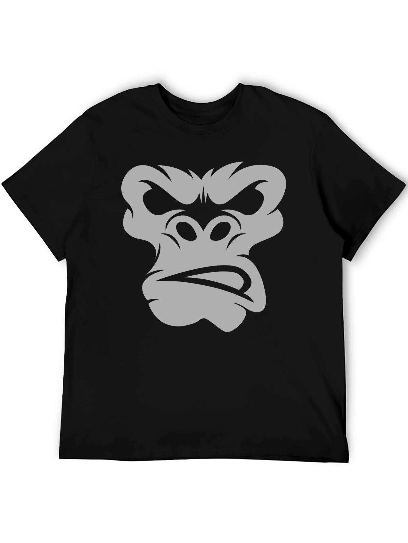 Black Cool Gorilla Graphic Tee - Black view 5