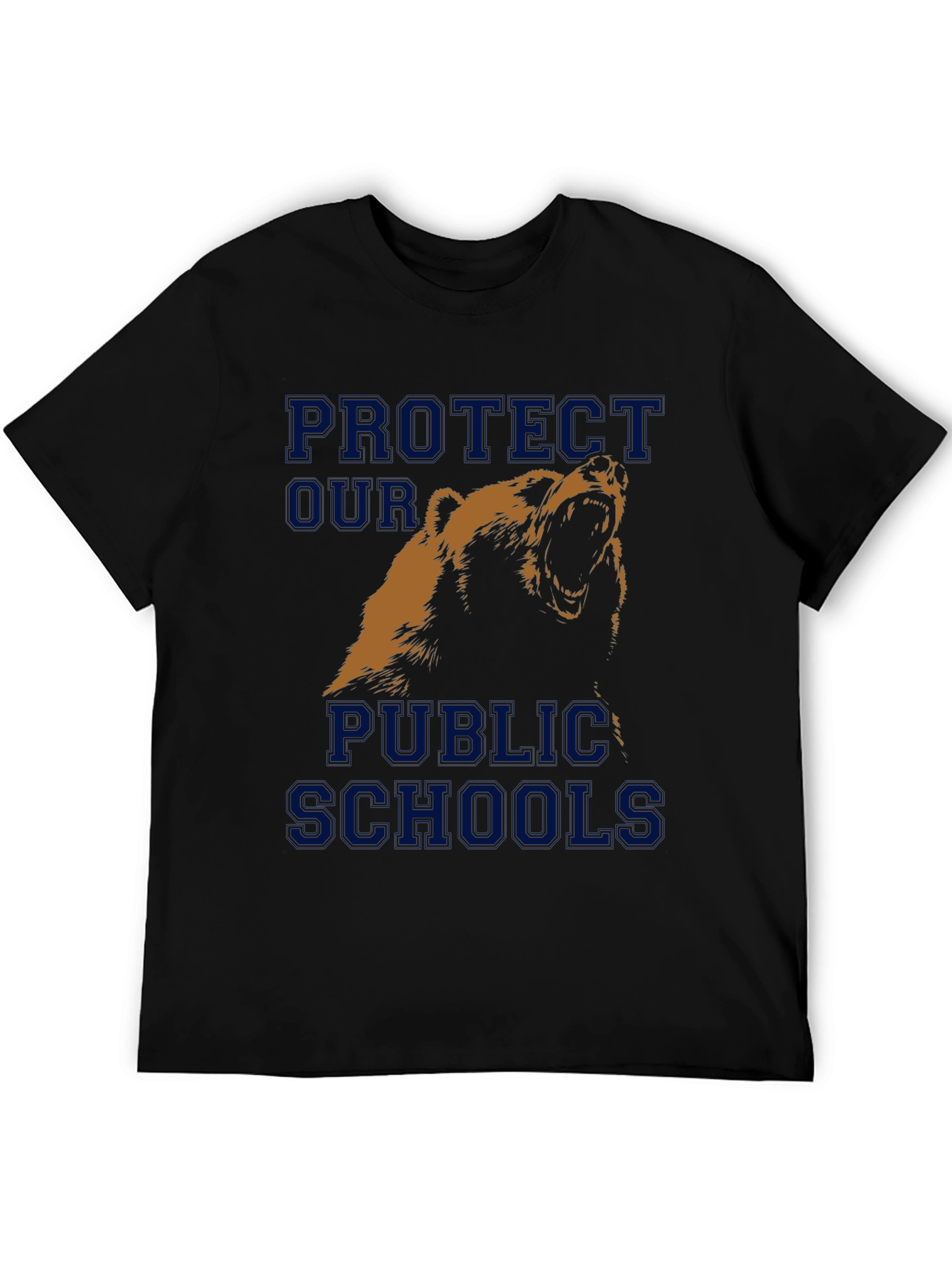 Black Protect Our Public Schools Graphic T-Shirt view 5
