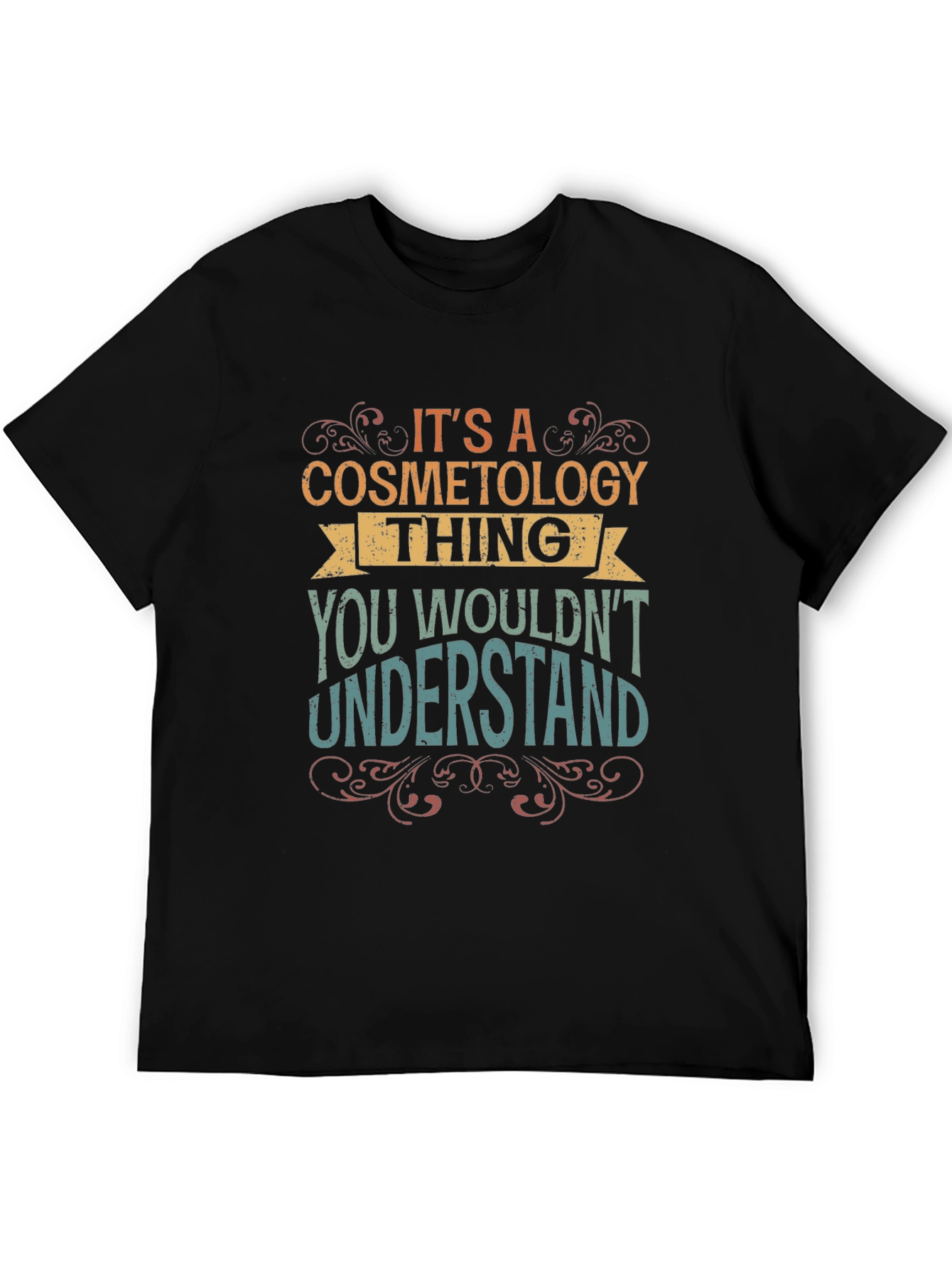 Black Cosmetology Thing Men's T-Shirt view 5