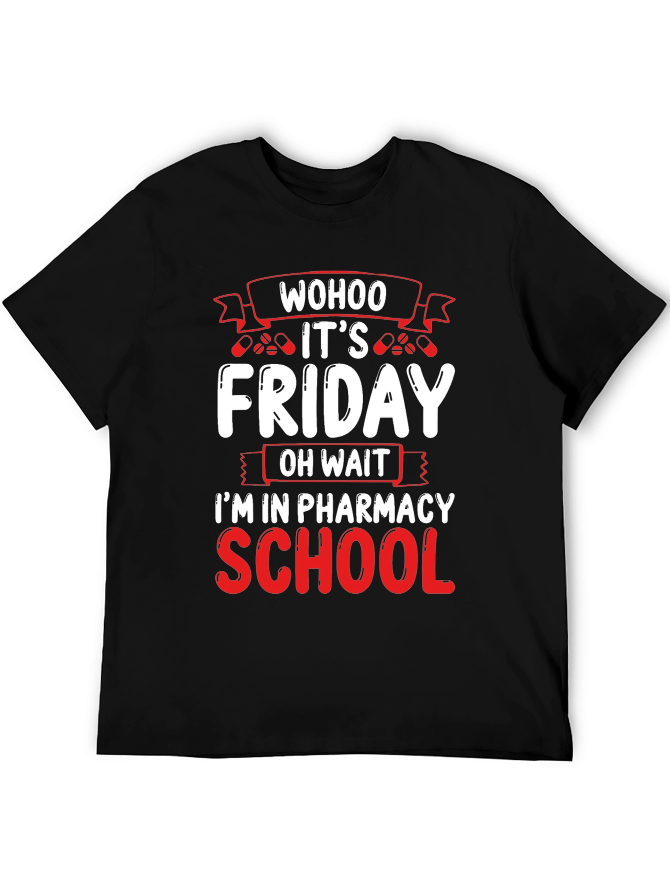 Black Pharmacy School Friday T-Shirt view 5