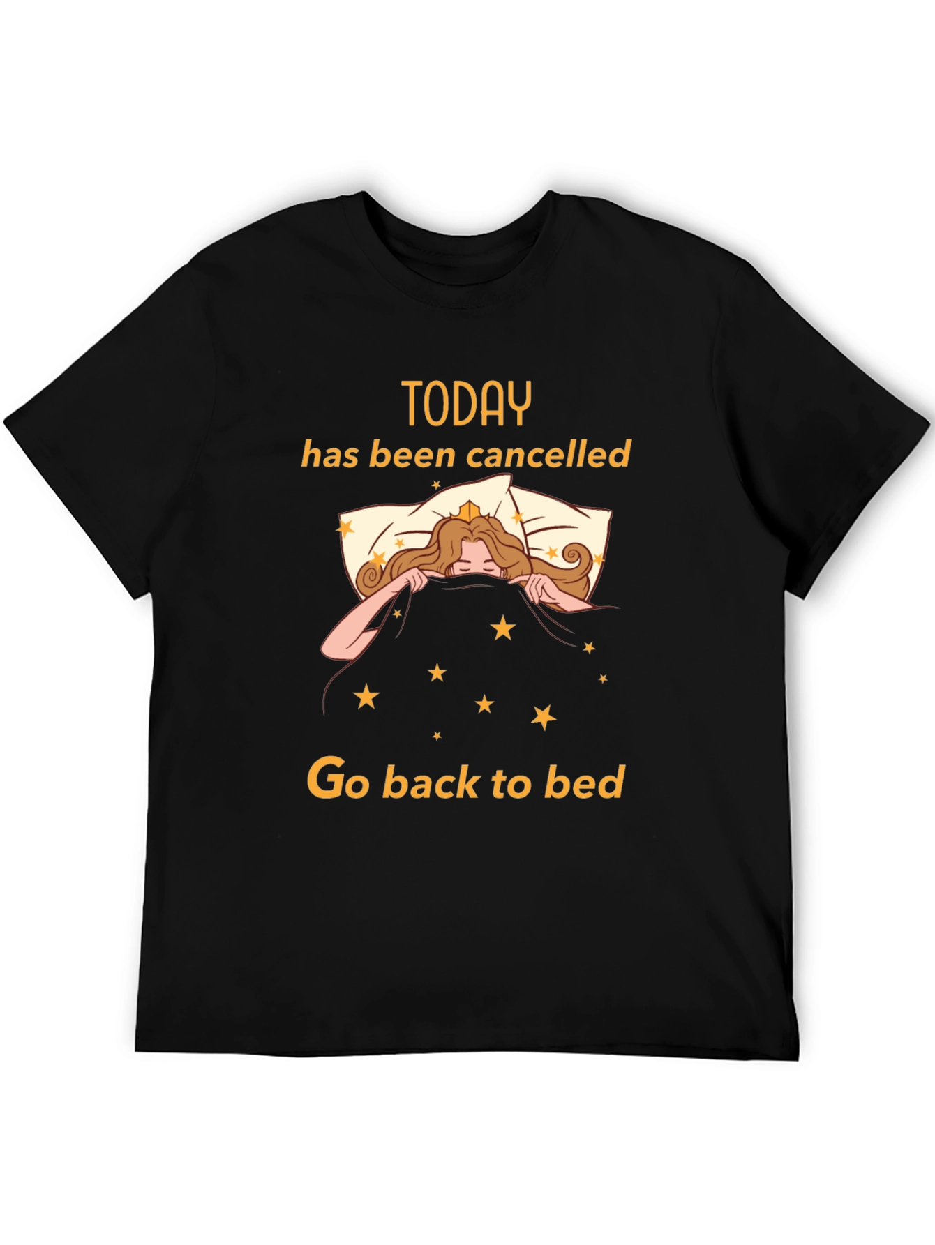 Black Today Cancelled Black T-Shirt view 5