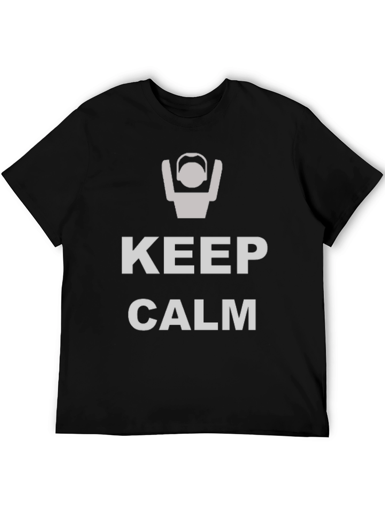Black Keep Calm T-Shirt view 5