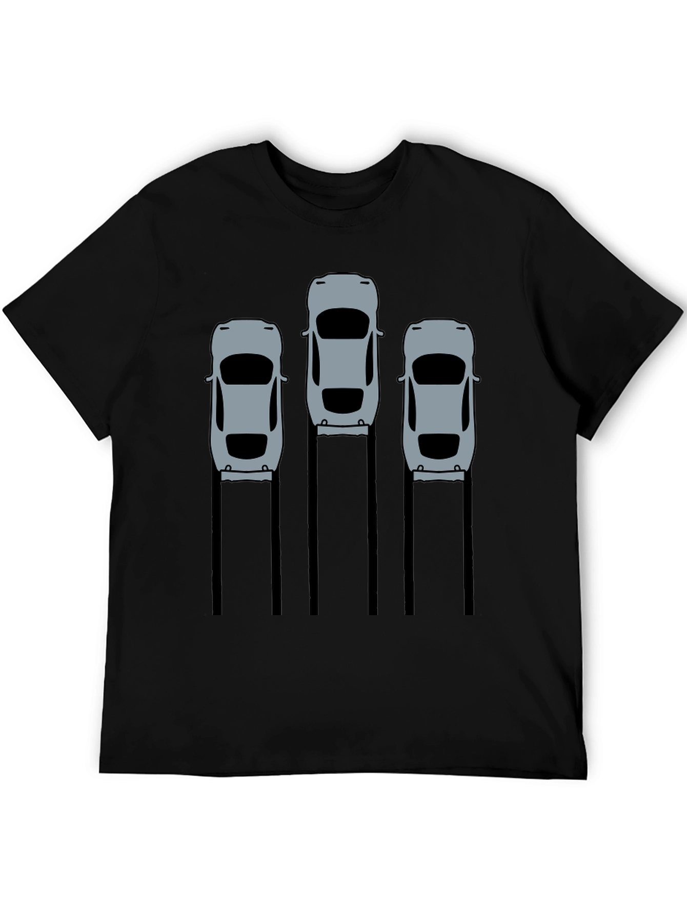 Black Car Enthusiast Black Graphic Tee view 5
