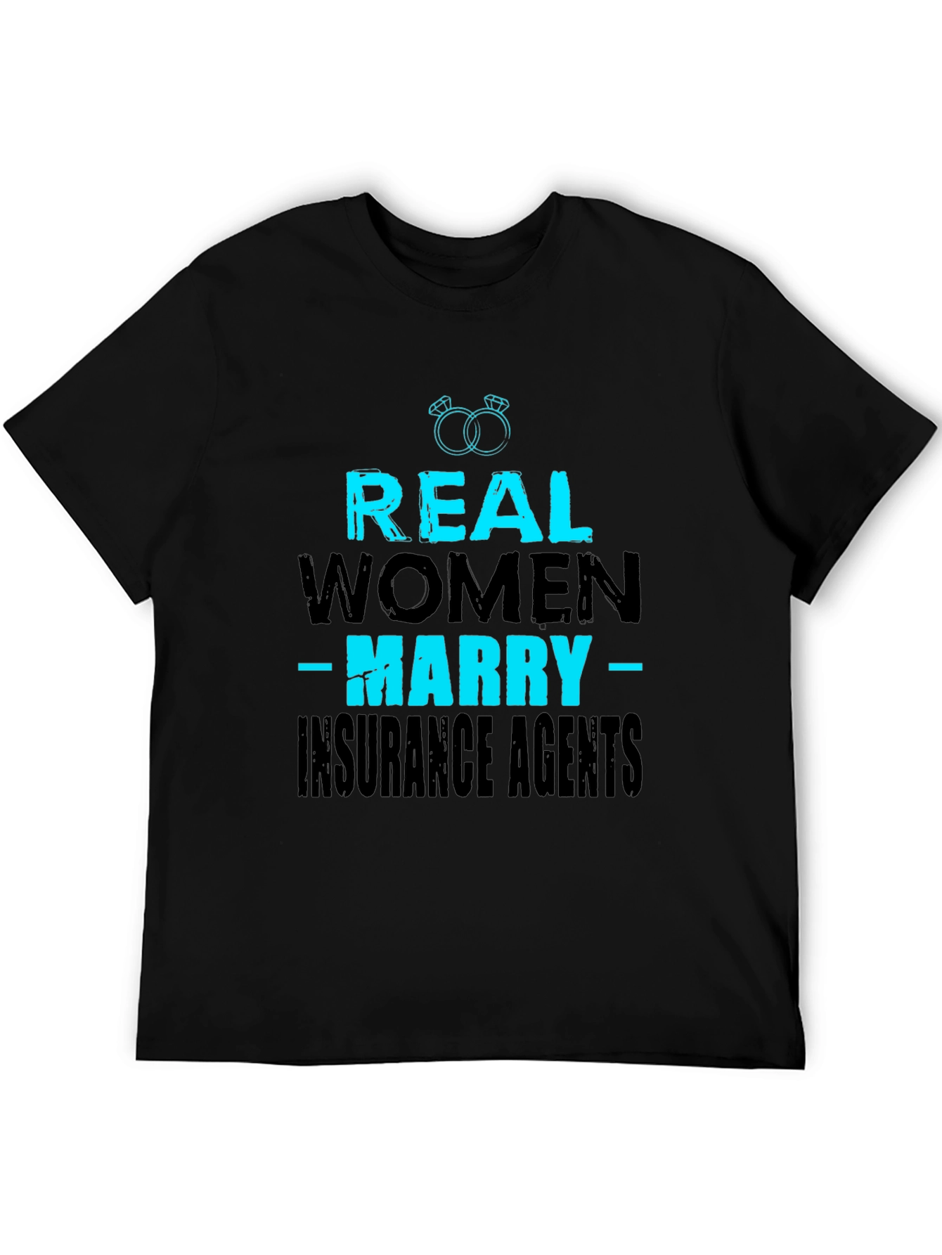 Black Real Women Marry Insurance Agents T-Shirt view 5