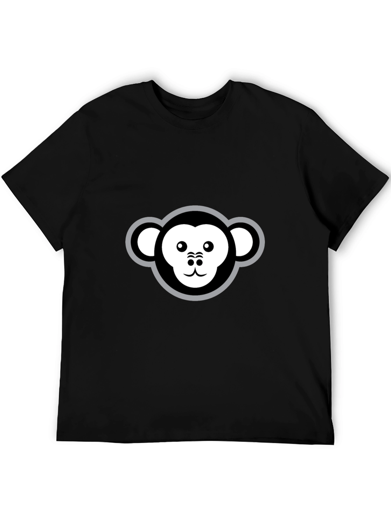 Black Monkey Graphic Black T-Shirt view 5