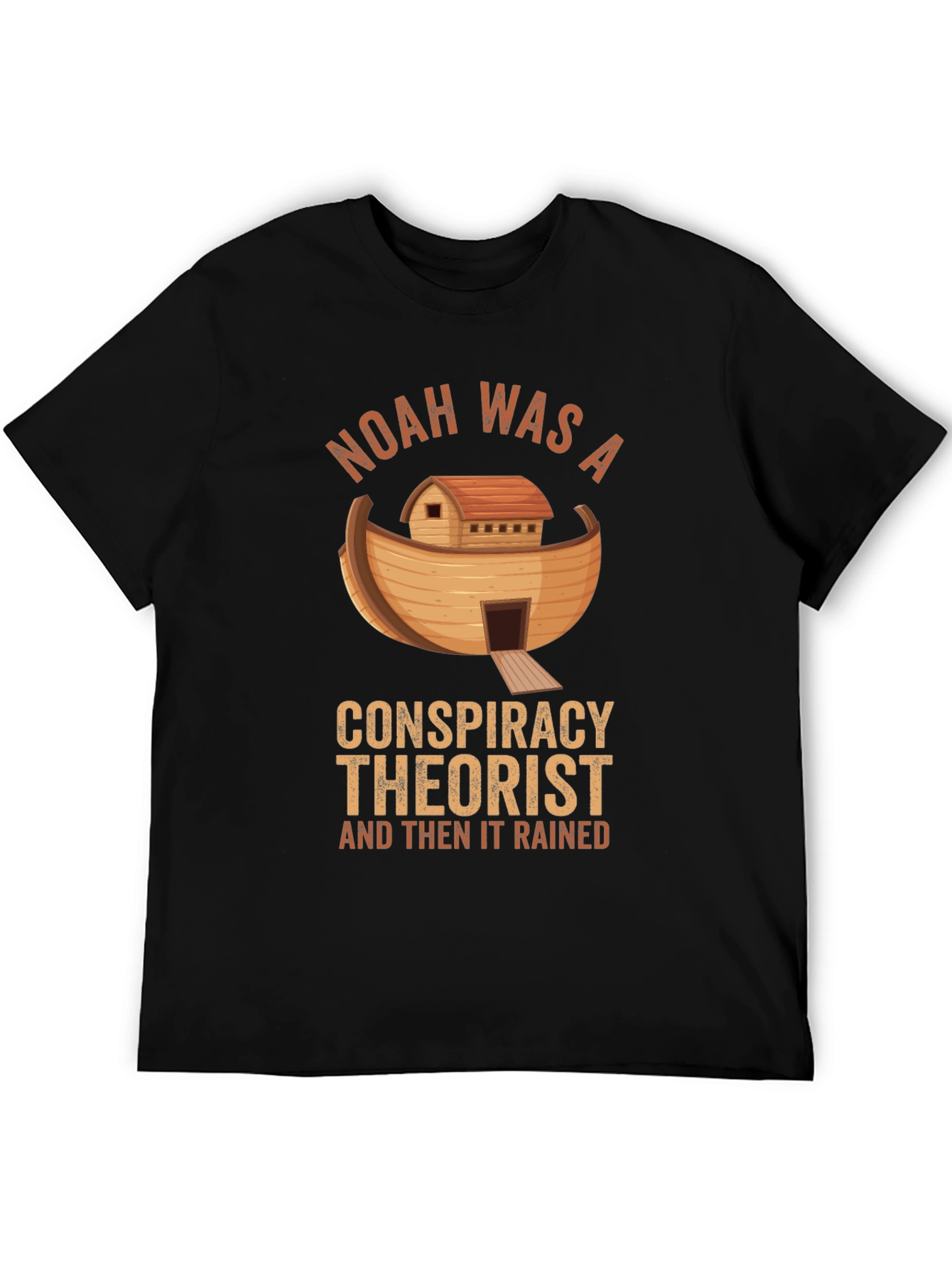 Black Noah Was A Conspiracy Theorist T-Shirt view 5