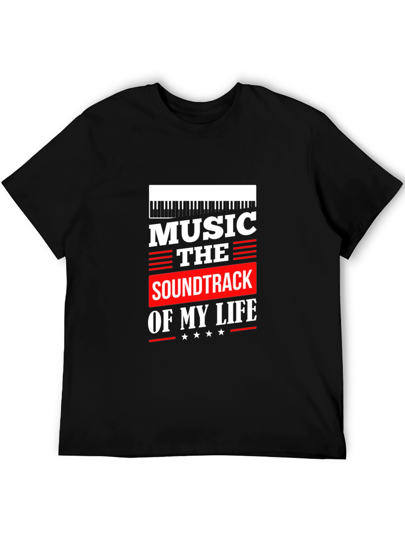 Black Music is the Soundtrack of My Life T-Shirt view 5