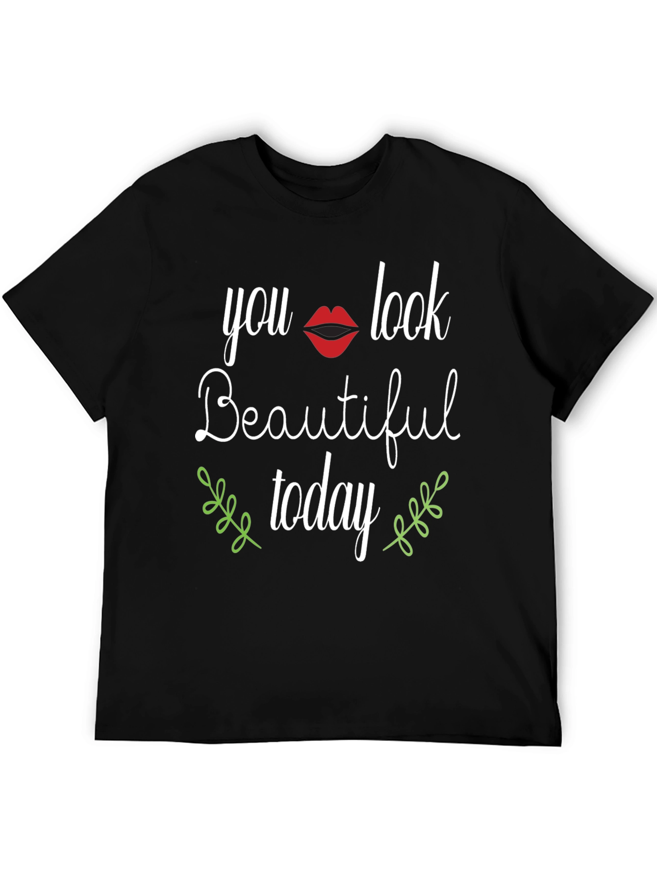 Black You Look Beautiful Today Graphic Tee view 5