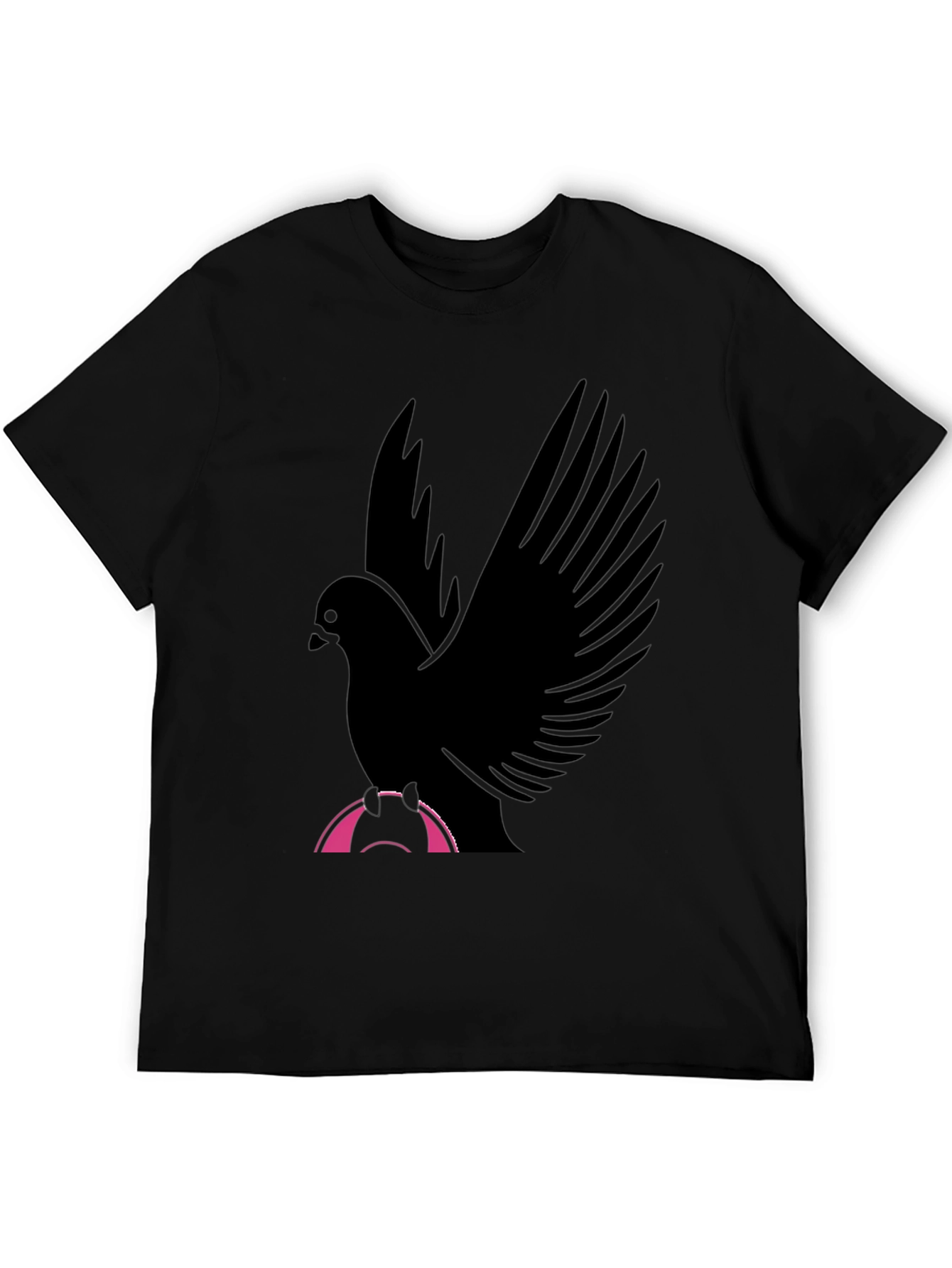 Black Bird Graphic T-Shirt - Stylish Men's Tee view 5