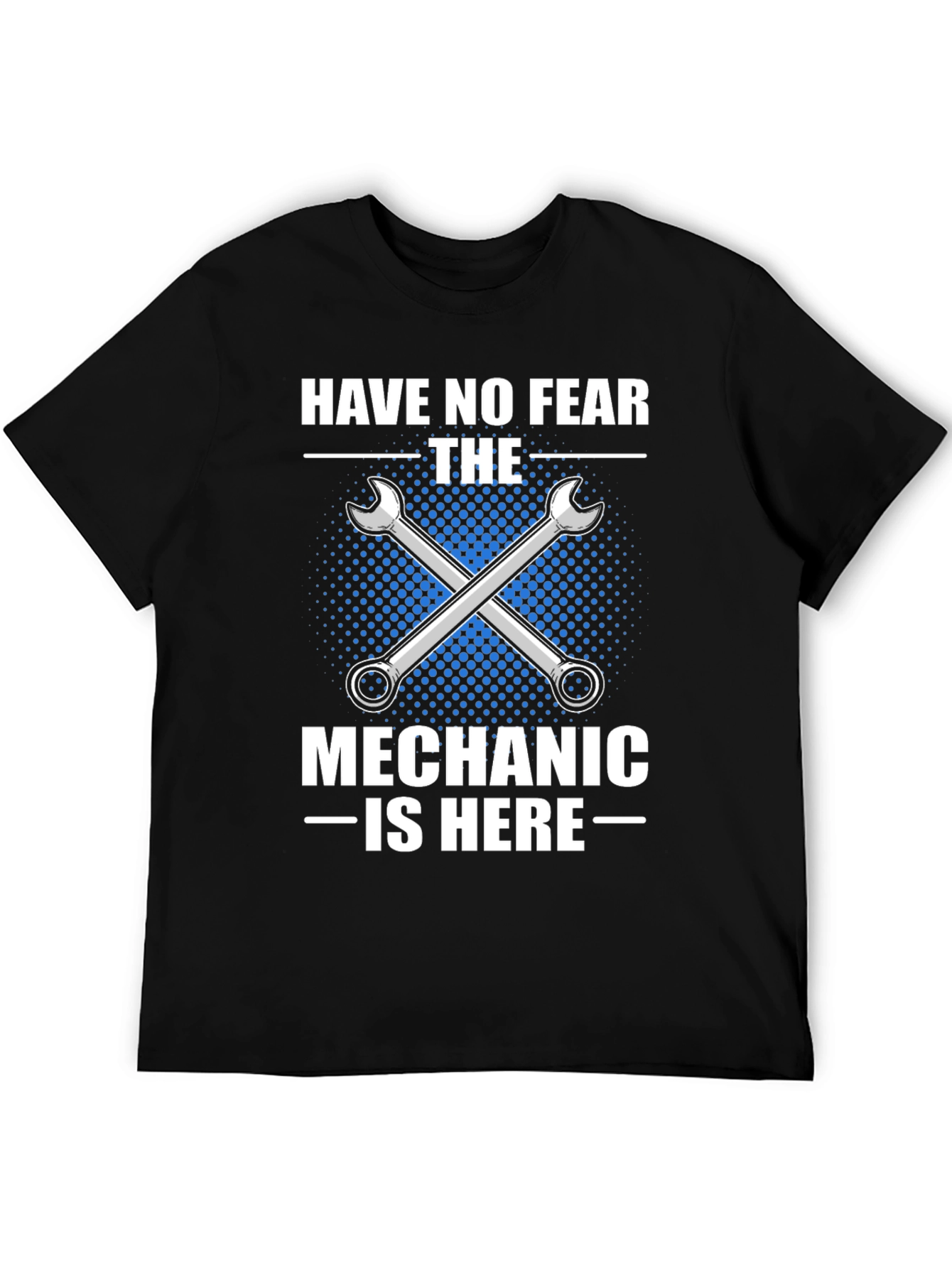 Black Mechanic T-Shirt - "Have No Fear" view 5