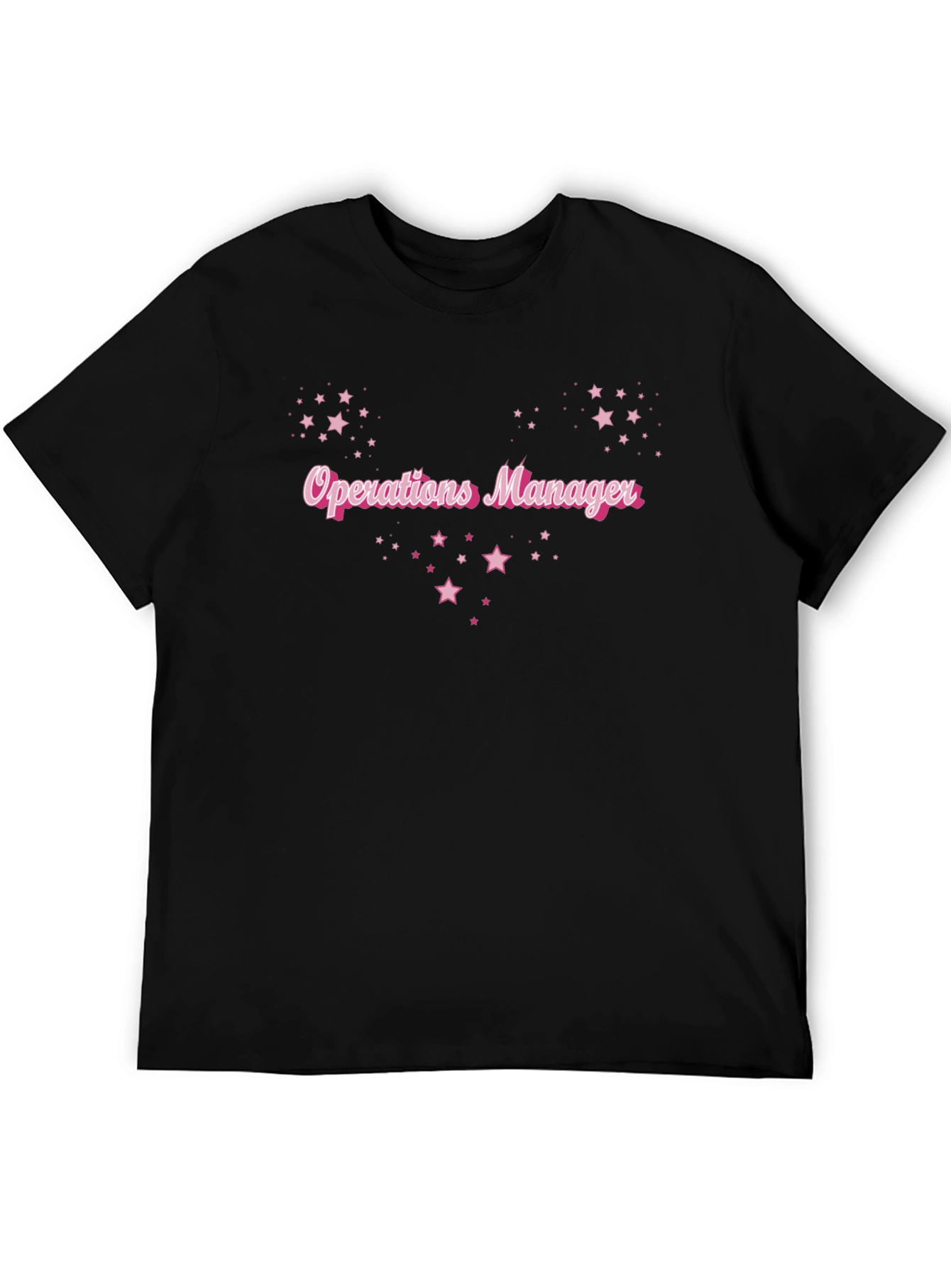 Black Operations Manager Starry Graphic Tee view 5
