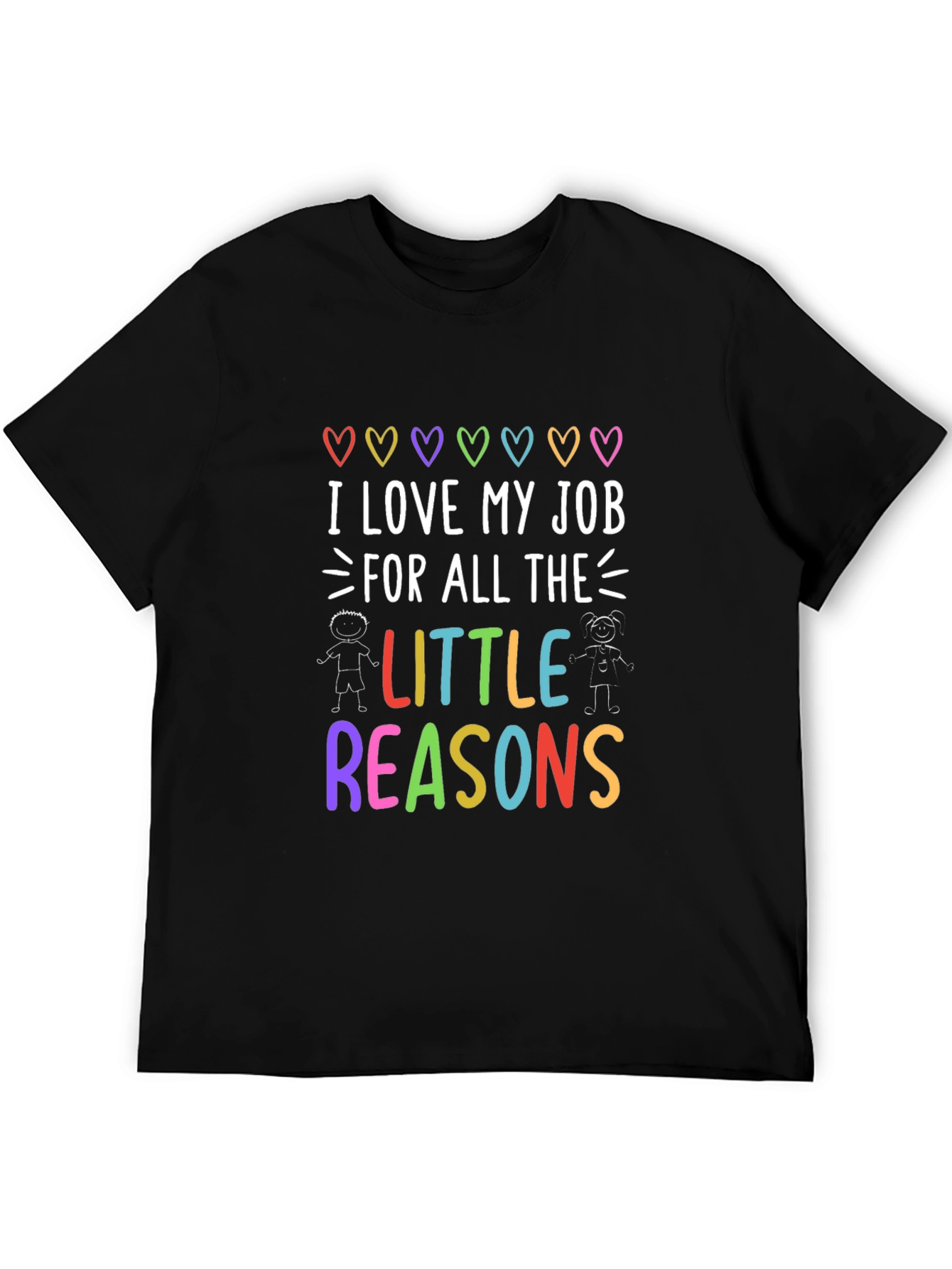 Black I Love My Job T-Shirt - Teacher Appreciation Tee view 5