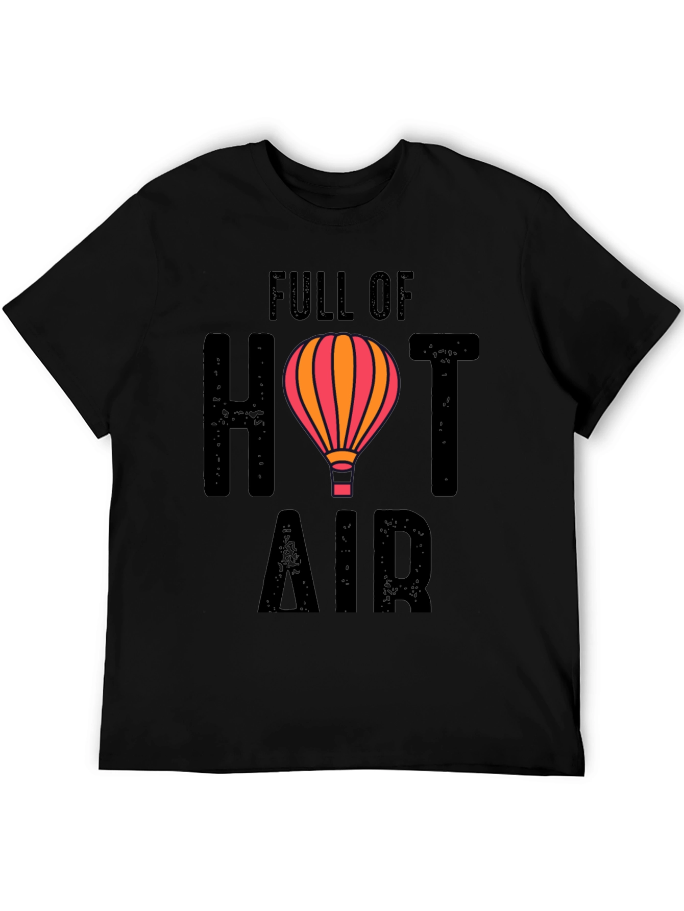 Black Full of Hot Air Graphic Tee view 5