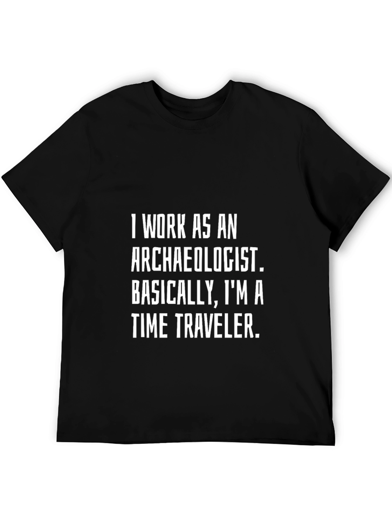 Black Archaeologist Time Traveler T-Shirt view 5