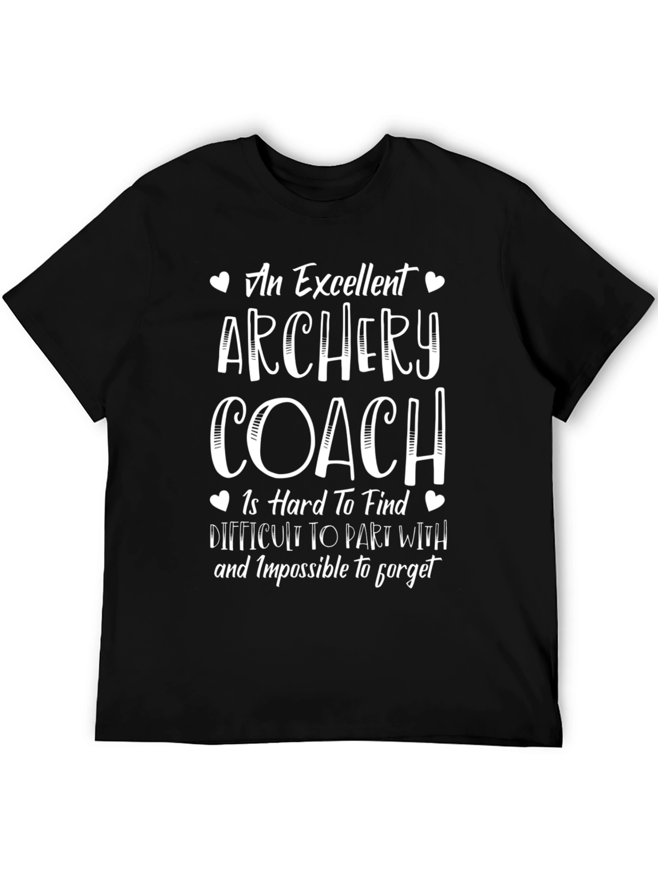 Black Archery Coach T-Shirt - Excellent Gift view 5