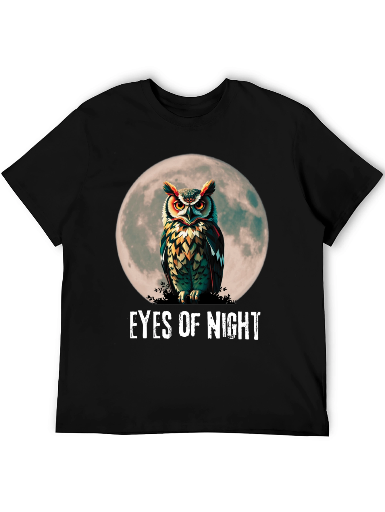 Black Eyes of Night Owl Graphic Tee view 5