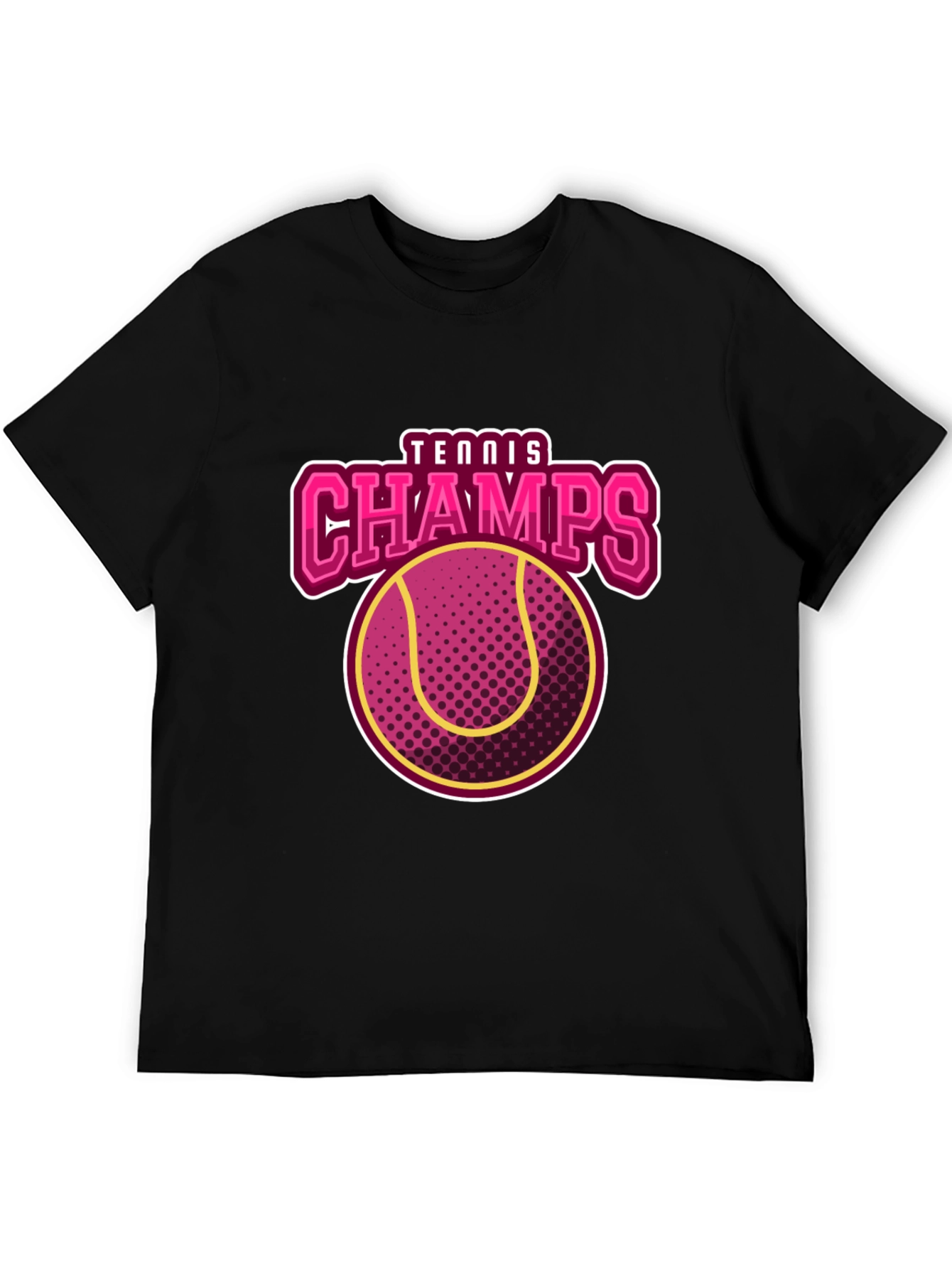 Black Tennis Champs Graphic Tee view 5