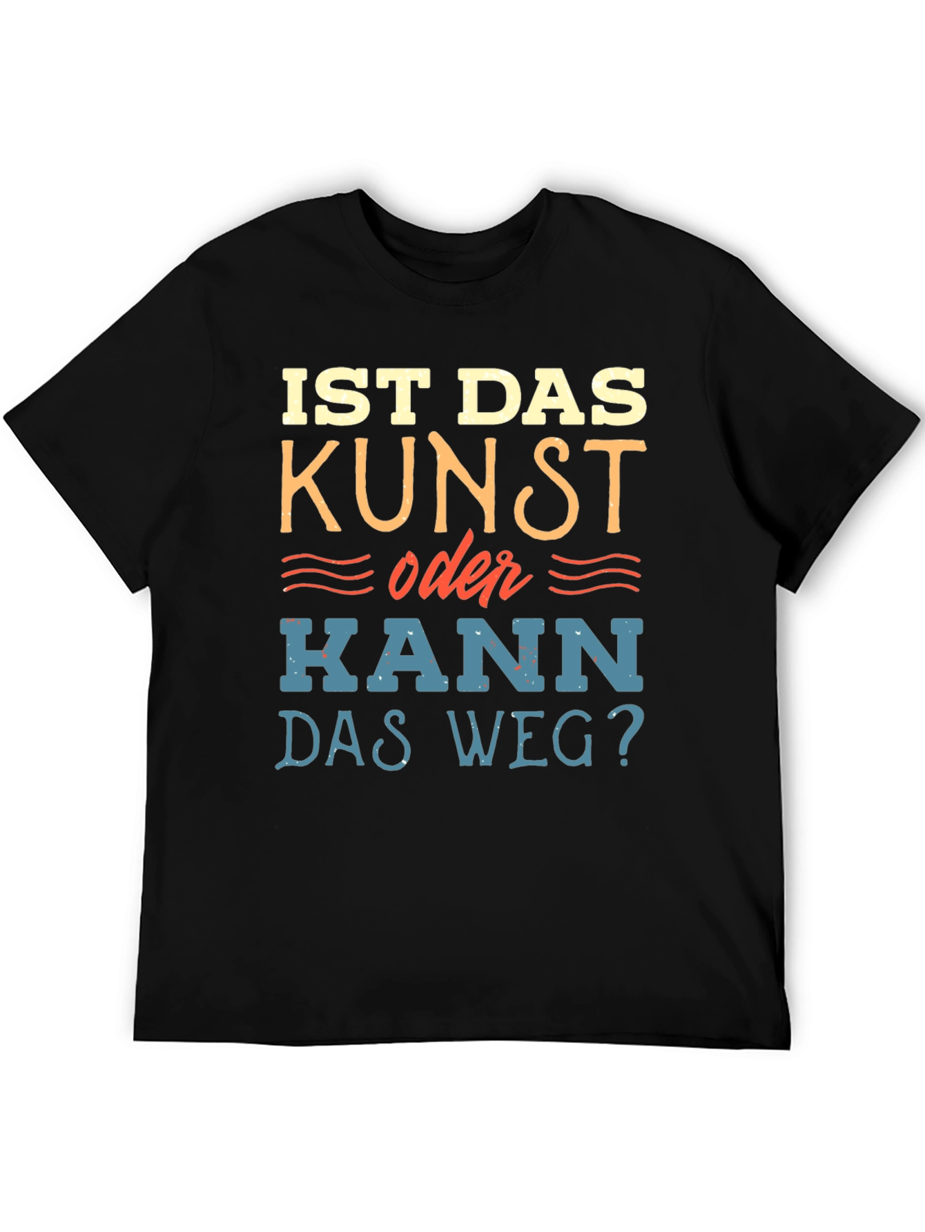 Black Is Das Kunst Funny German Humor T-Shirt view 5