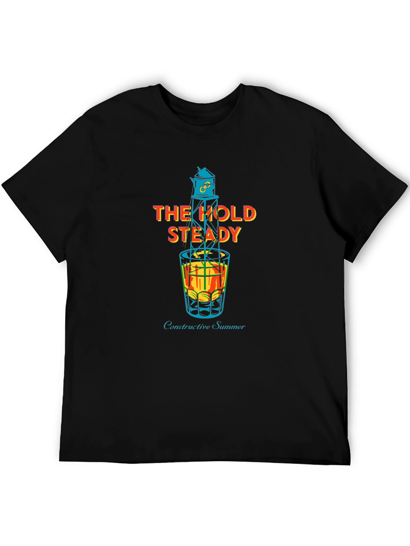 Black The Hold Steady Constructive Summer Black T-Shirt view 5