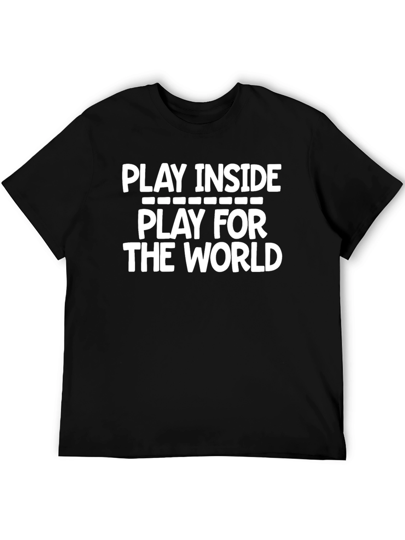 Black Play Inside T-Shirt - Stylish Statement Tee view 5