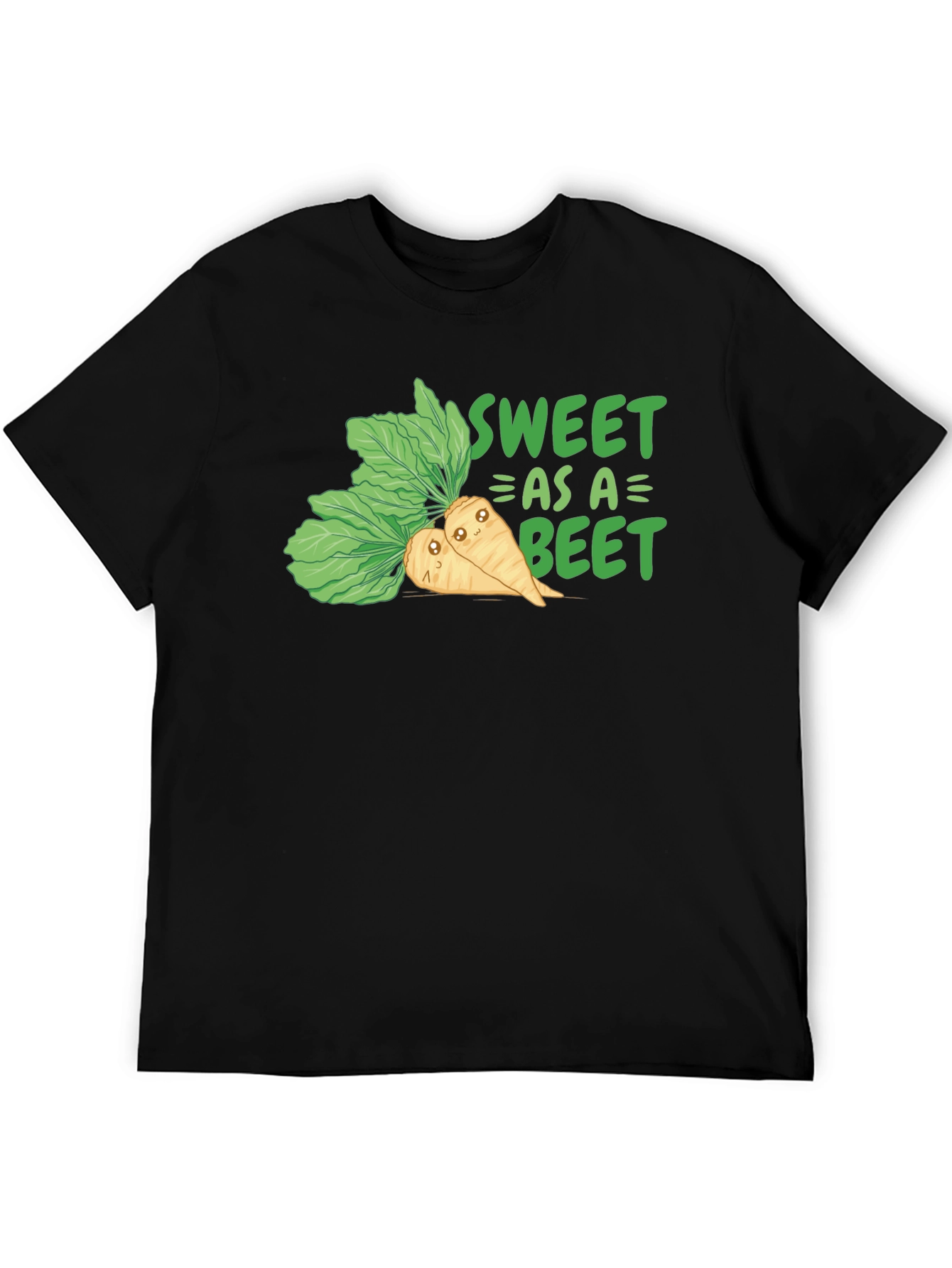 Black Sweet As A Beet T-Shirt Funny Vegan Tee view 5