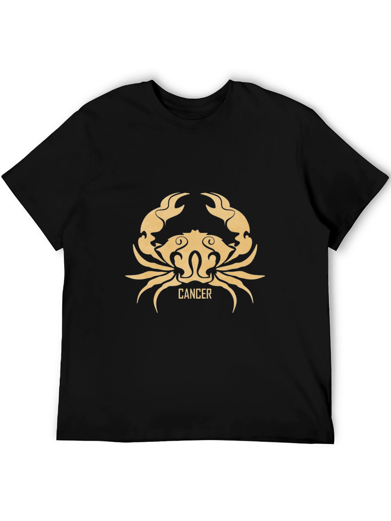 Black Cancer Zodiac T-Shirt - Astrology Tee view 5