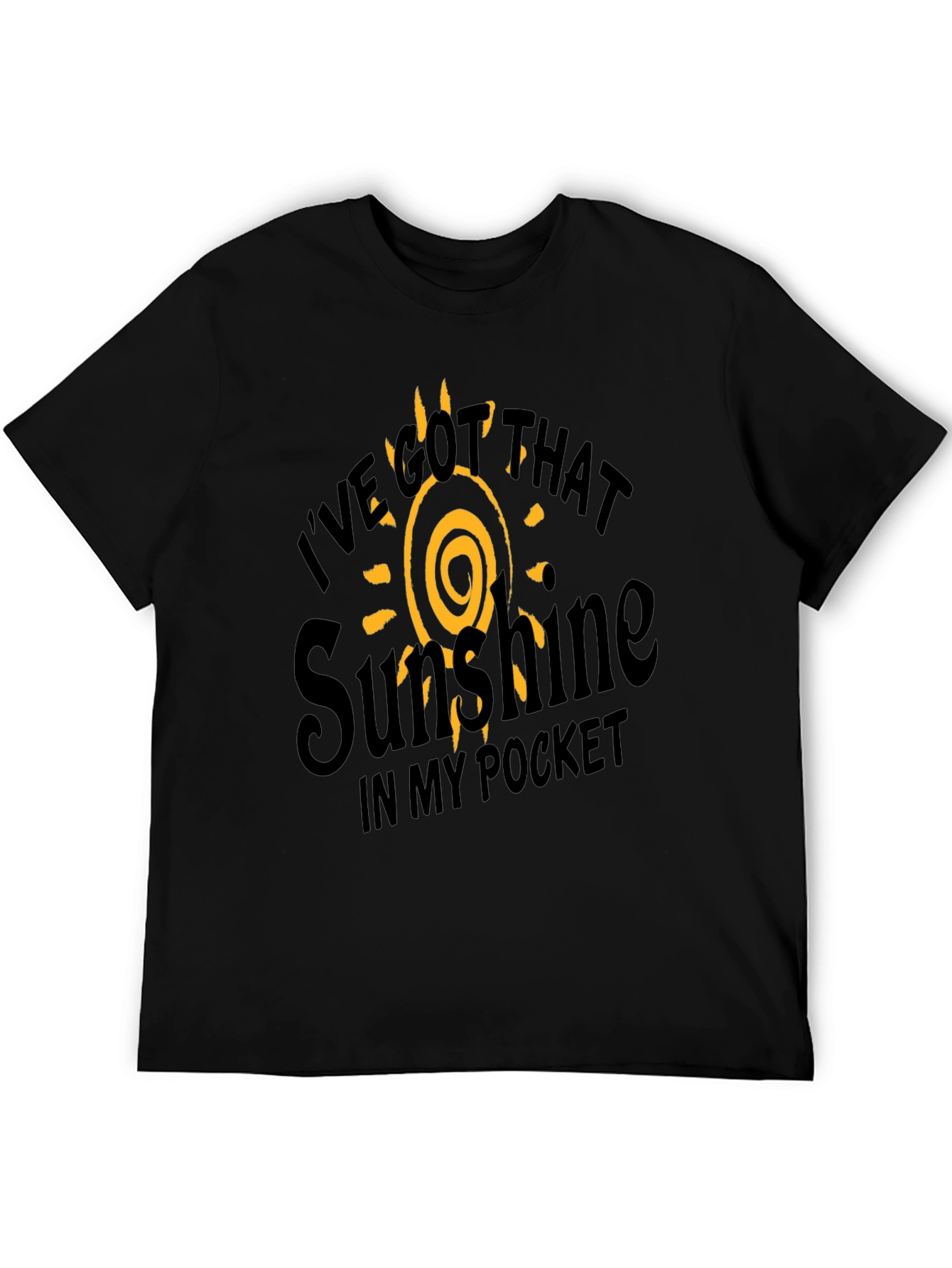 Black Sunshine in My Pocket Graphic T-Shirt view 5