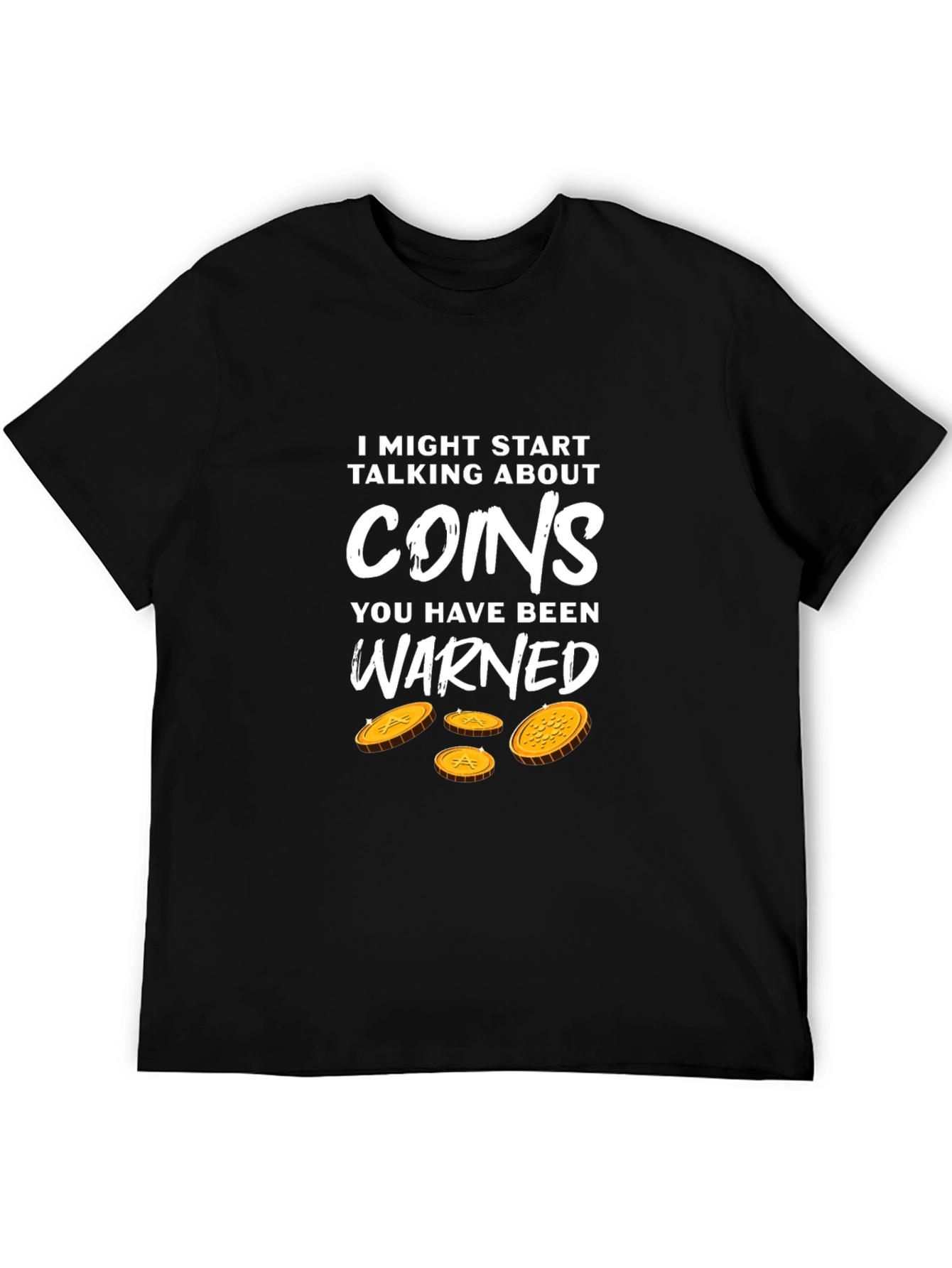 Black Coin Collector Novelty Graphic Tee view 5